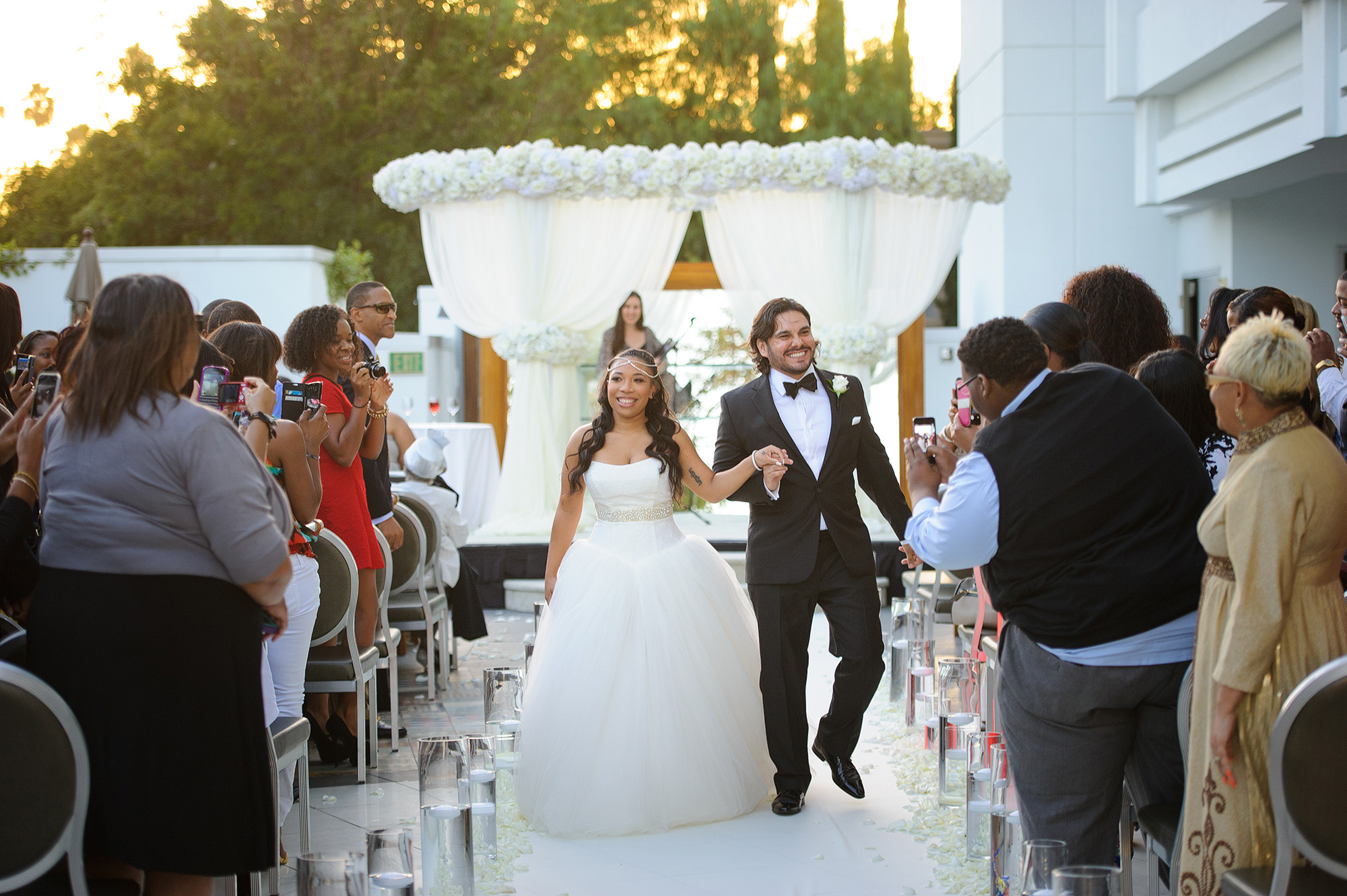 SLS Beverly Hills Wedding Ceremony