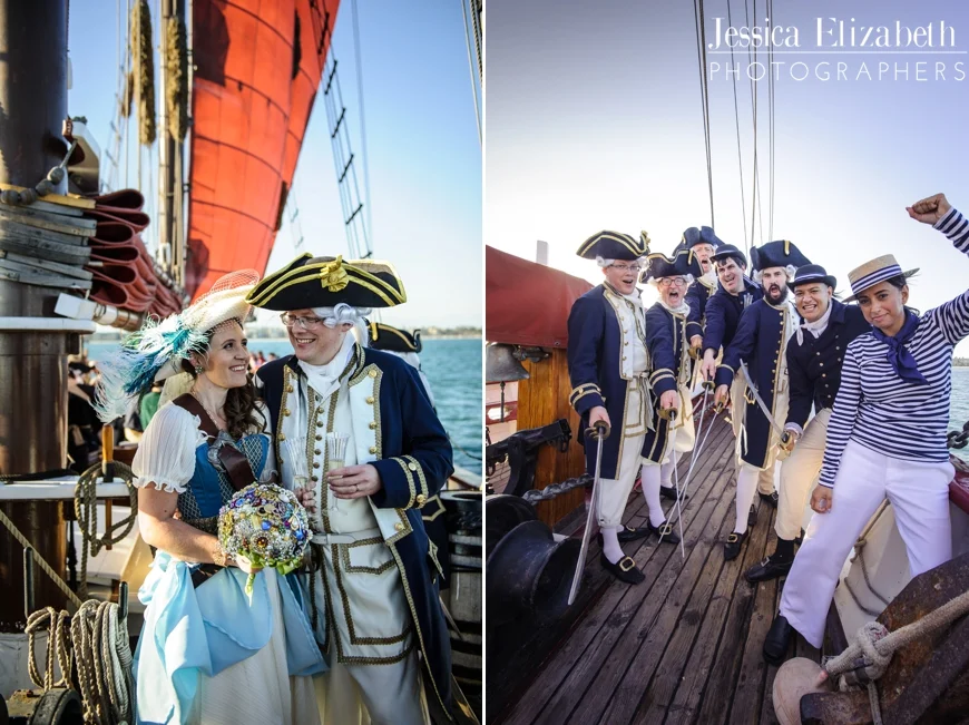 Tallship American Pride Wedding | A Pirate Wedding