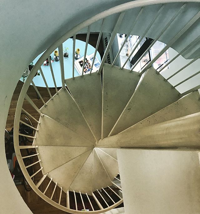 Art is everywhere around here. This is just a staircase but it's a freaking awesome one. &phi; ratio ftw!  #goldenspiral #brooklyn #newyork #instagood #newyorkcity #life #newyork_instagram #photooftheday