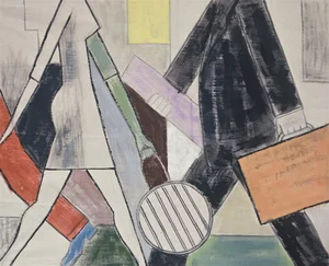  Hat Box, acrylic on linen, 150 x 150 cm, 2005 