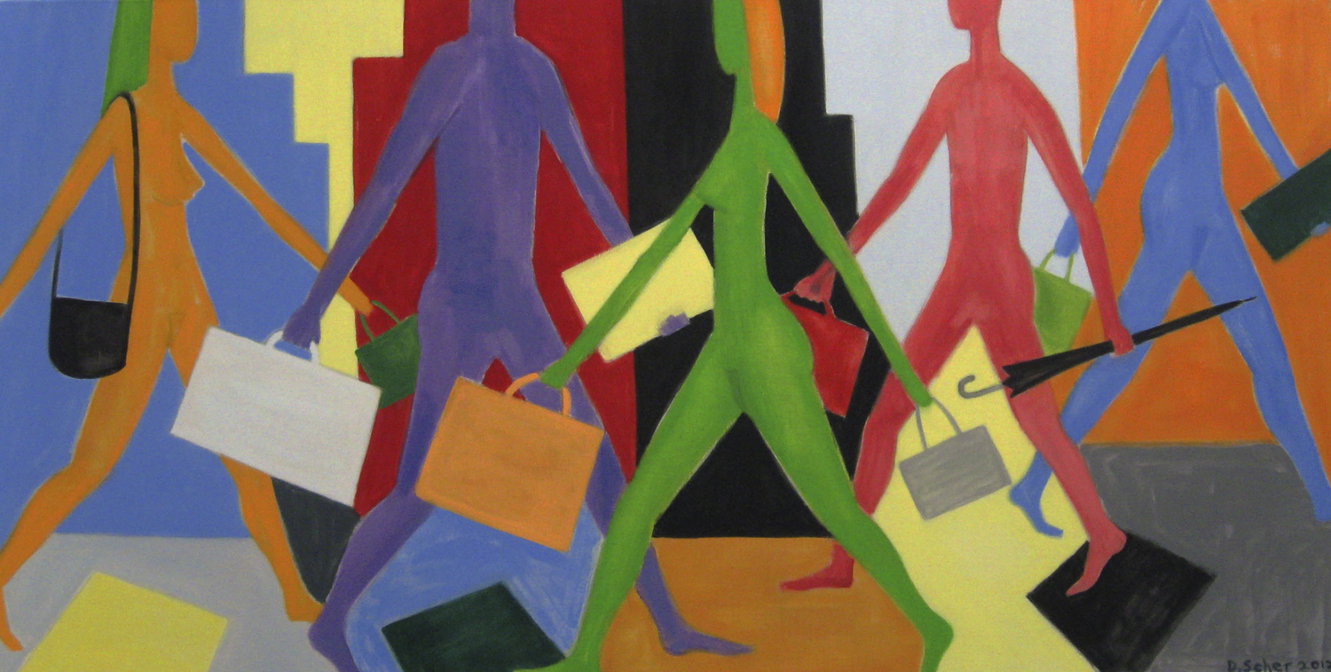  The Naked Truth, oil on linen, 160 x 80 cm, 2012 
