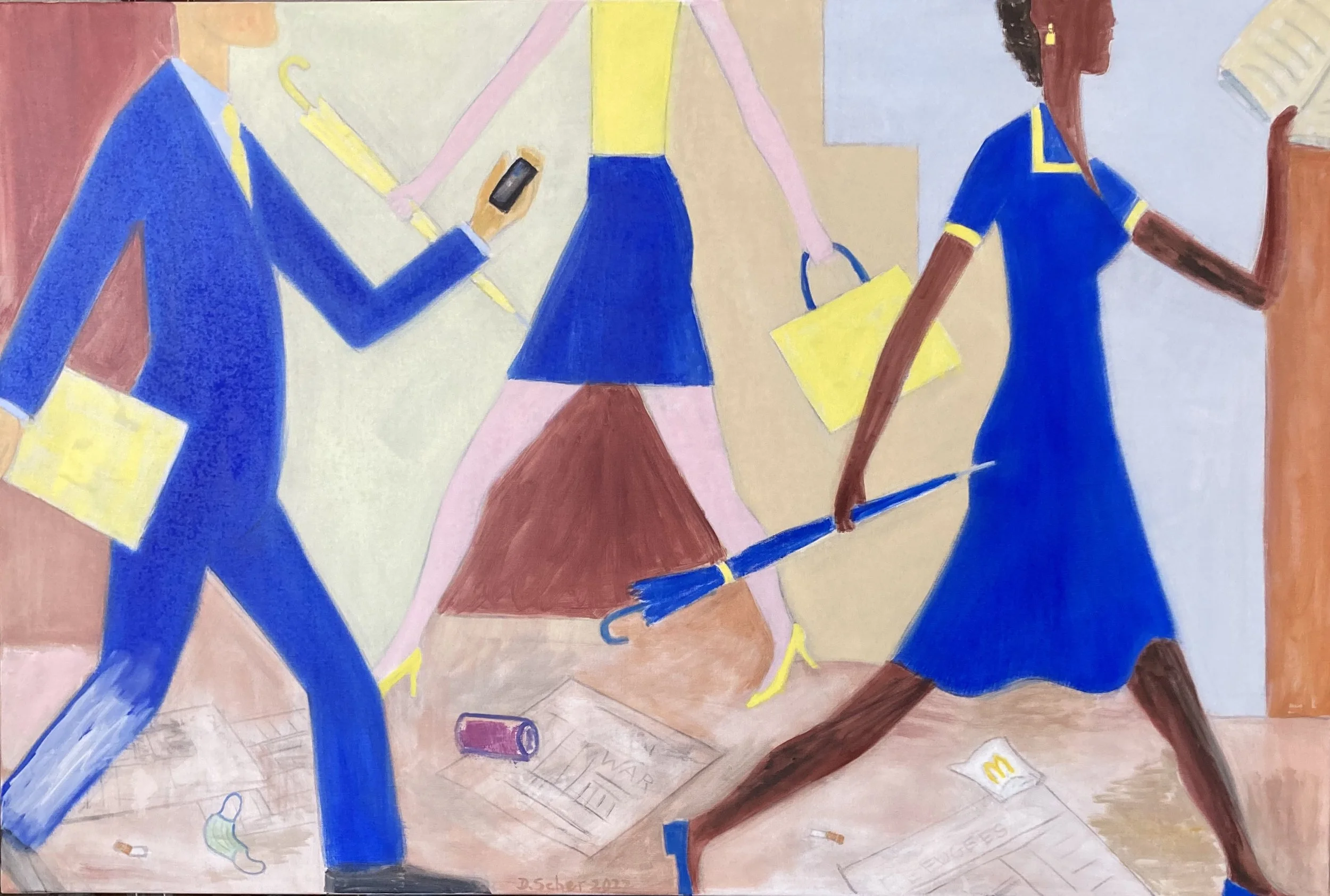 Bibliofille    150 x 100 cm     Oil on linen     2022