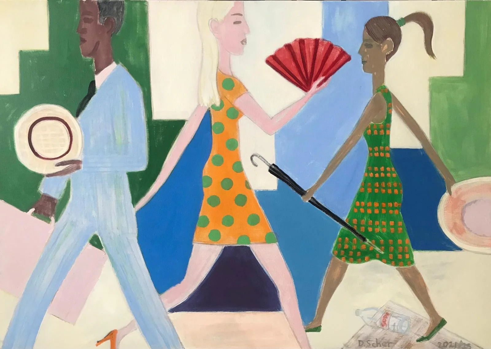 Summertime (reprieved) 2021   Oil on linen   120 x 85 cm