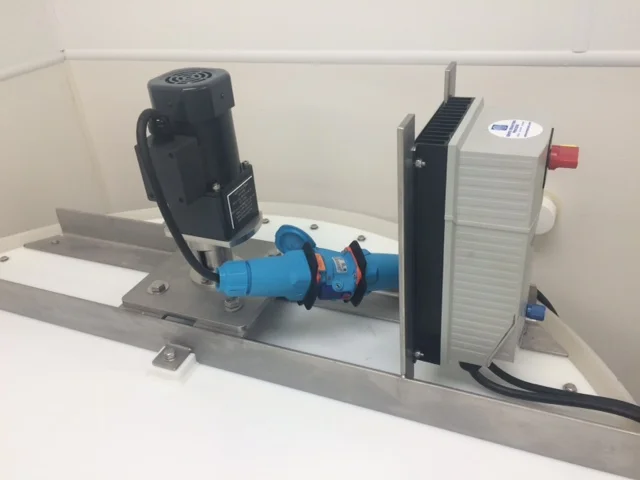 Buffer prep mixer with vfd