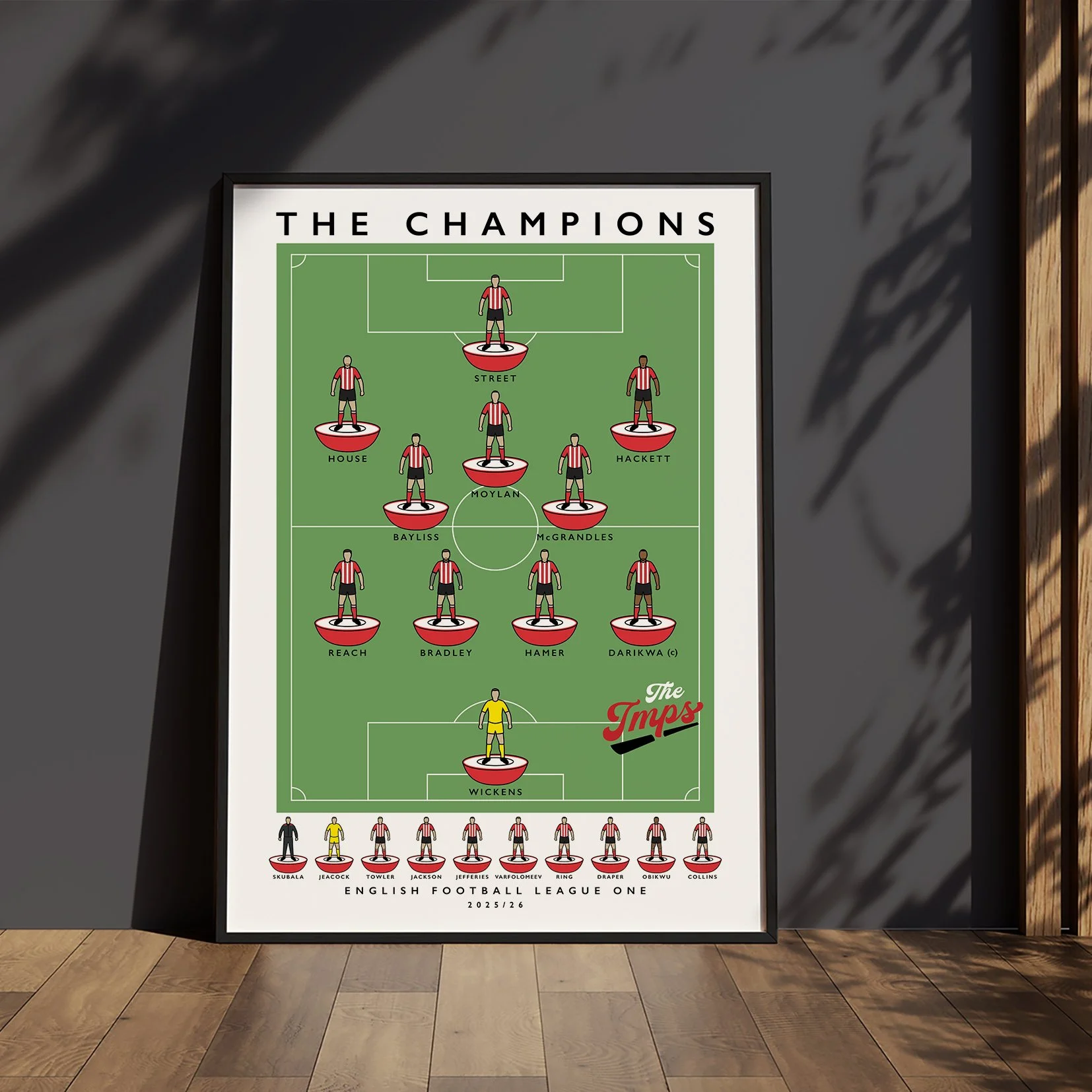 Lincoln City The Champions 2025/26 Poster