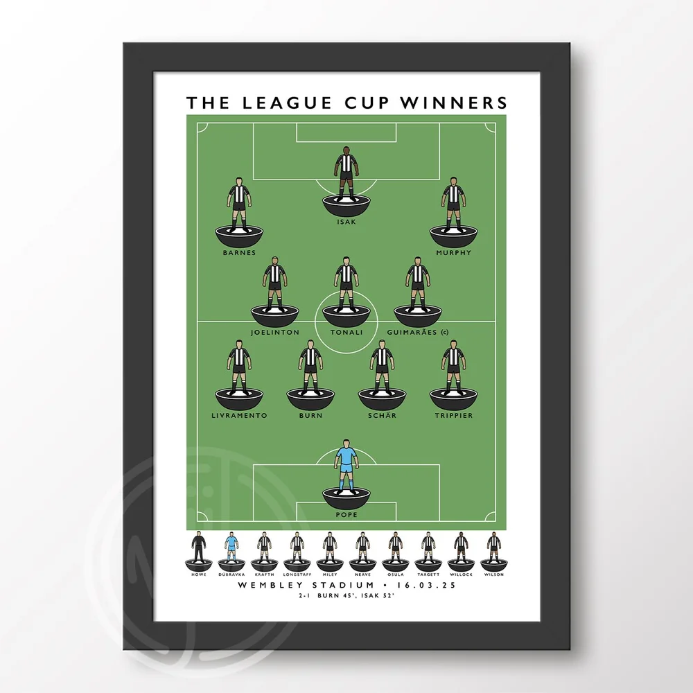 Équipe Subbuteo Newcastle United Vintage - Ultra Léger Réf 727 - Complète