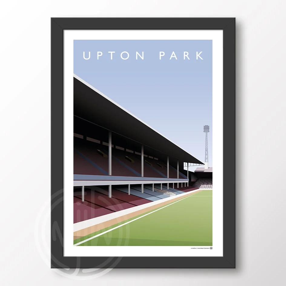 West Ham Upton Park - West Stand Poster