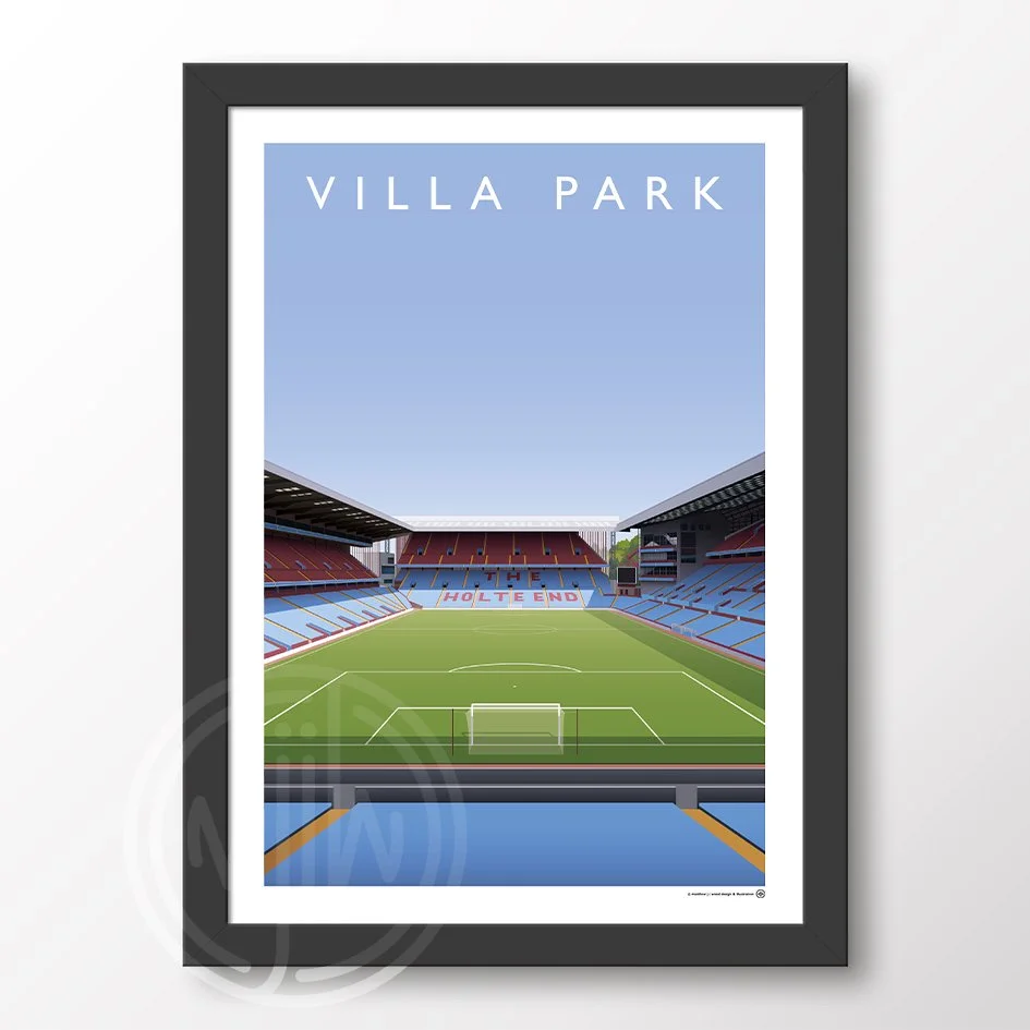 Aston Villa, Villa Park From The North Stand Poster
