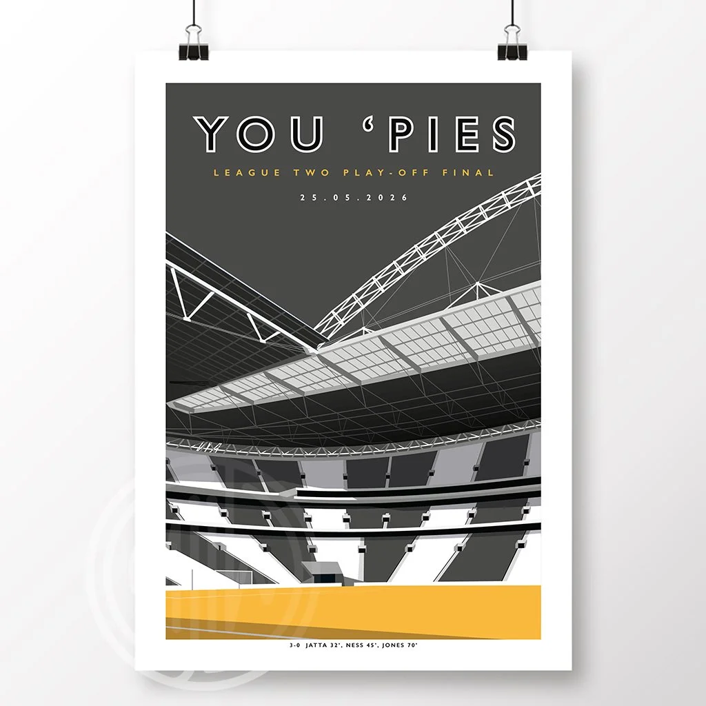 Notts County You 'Pies Wembley 2026 Poster