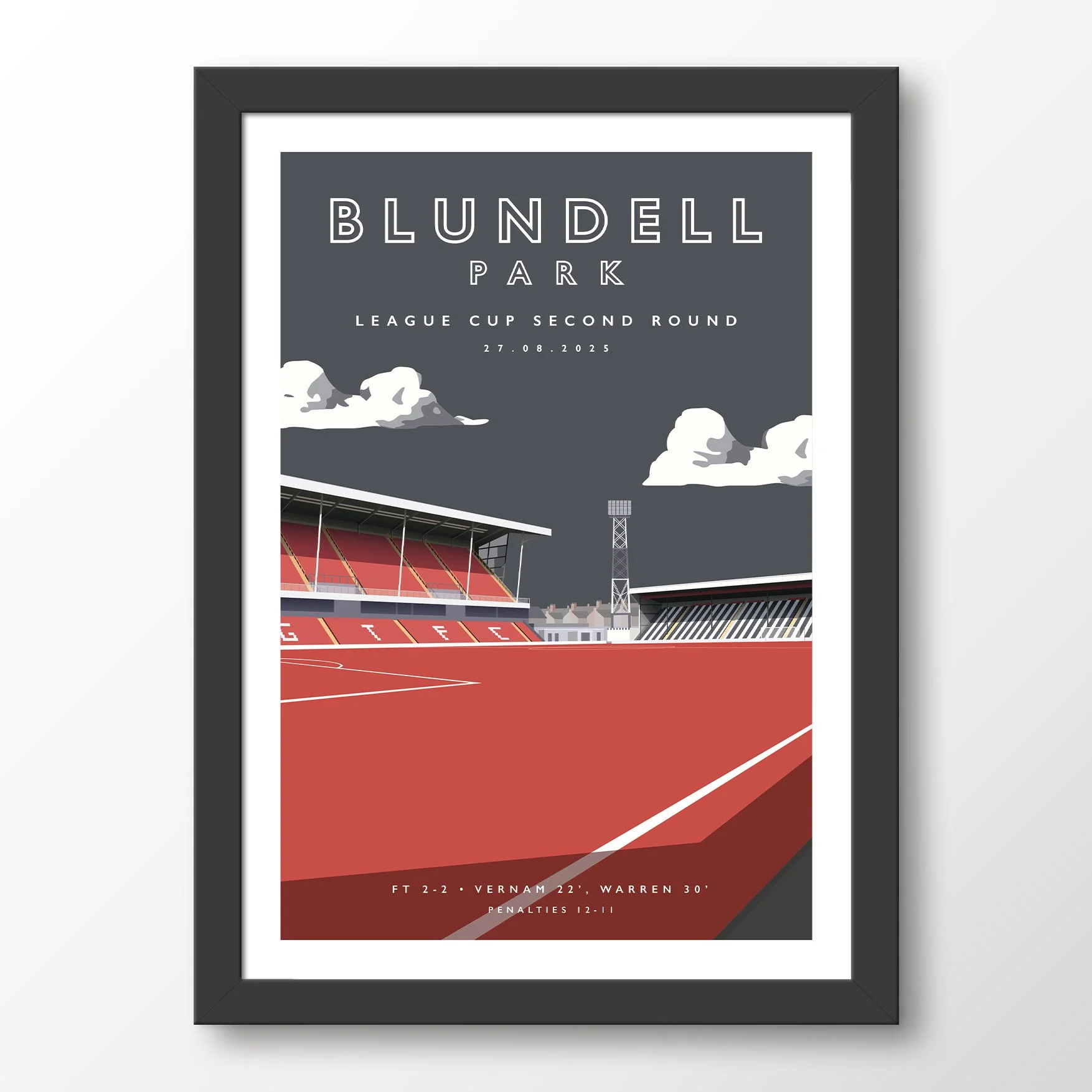 Blundell Park League Cup Grimsby Framed Poster.jpg