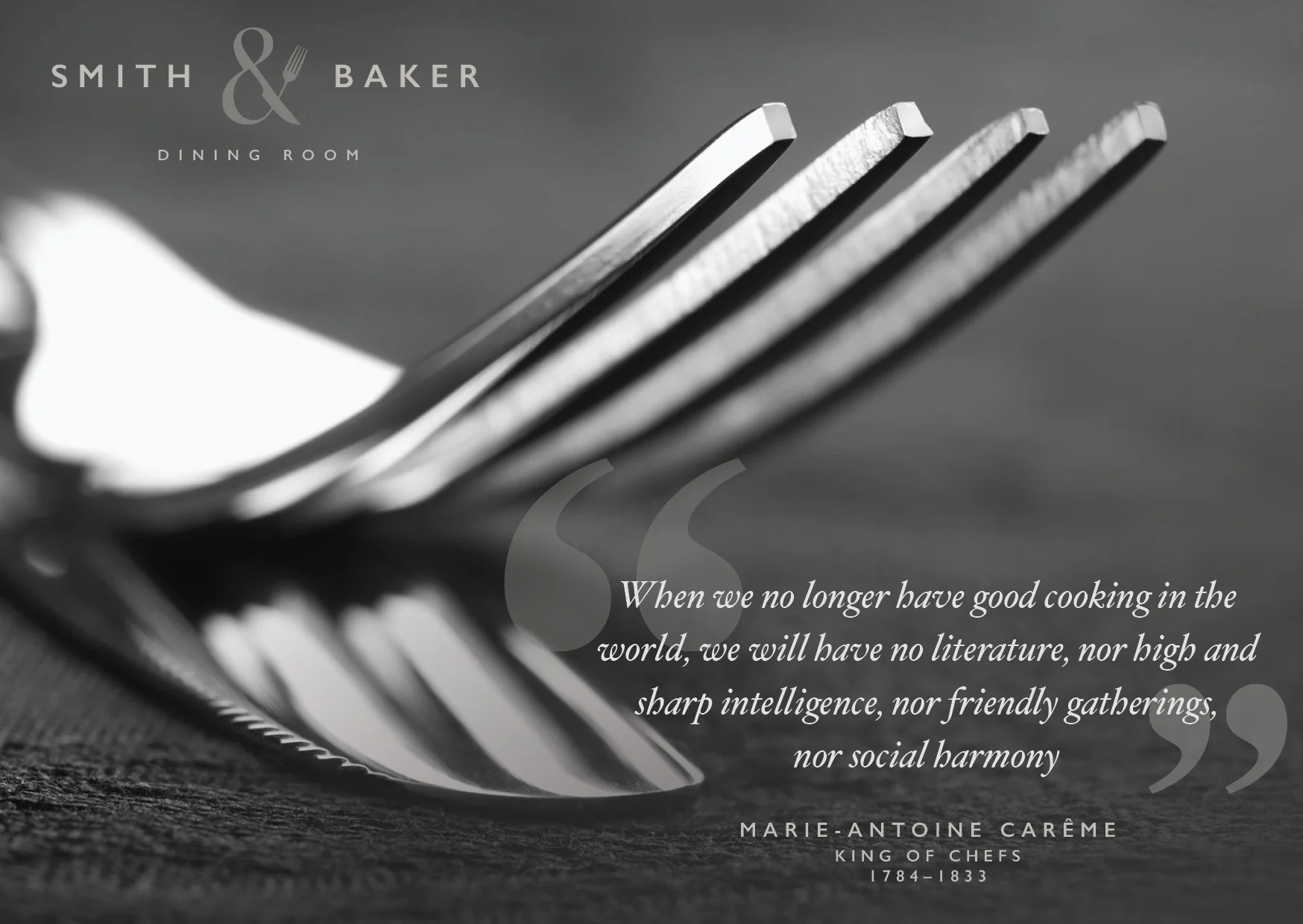 Smith & Baker Postcard Design