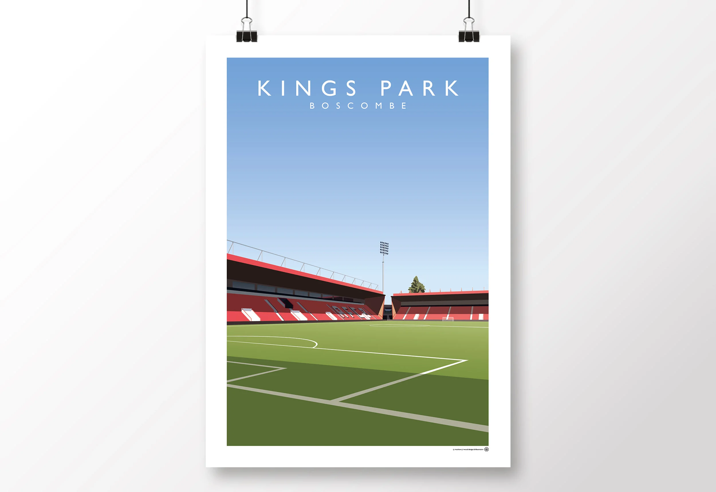 *SALE* Bournemouth Kings Park Boscombe - Dean Court Poster