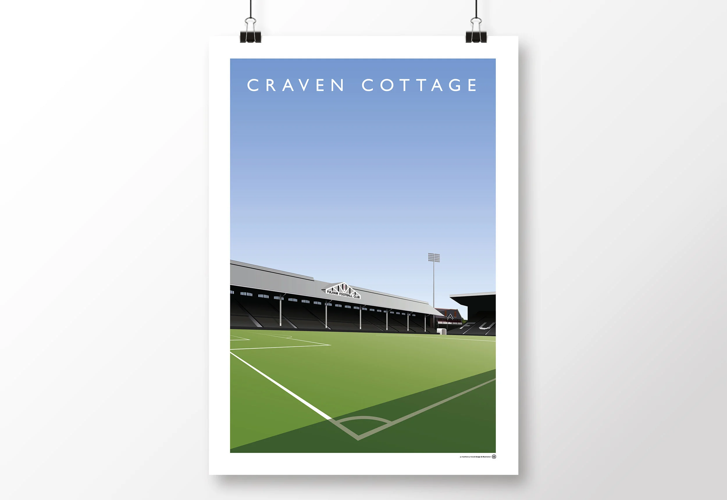*SALE* Fulham Craven Cottage - Johnny Haynes Stand Poster