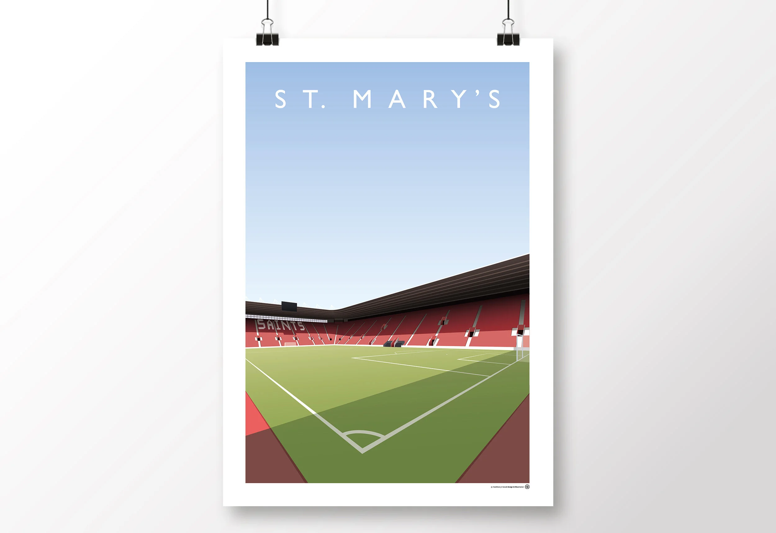 *SALE* Southampton St. Mary's Poster