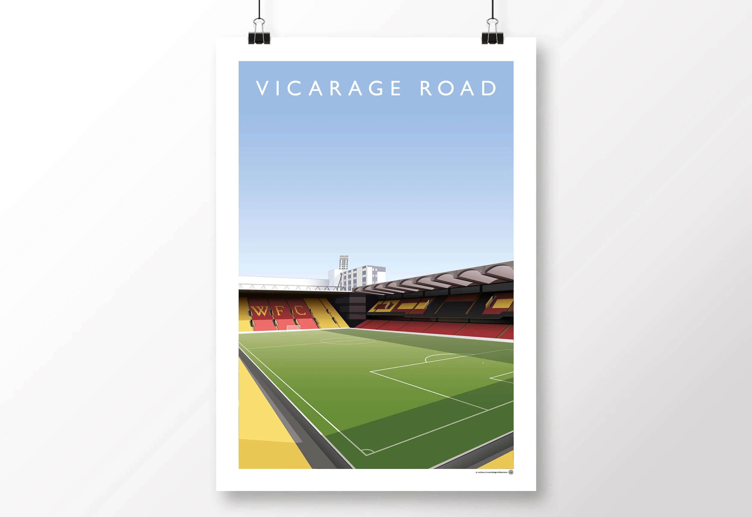 *SALE* Watford Vicarage Road Poster