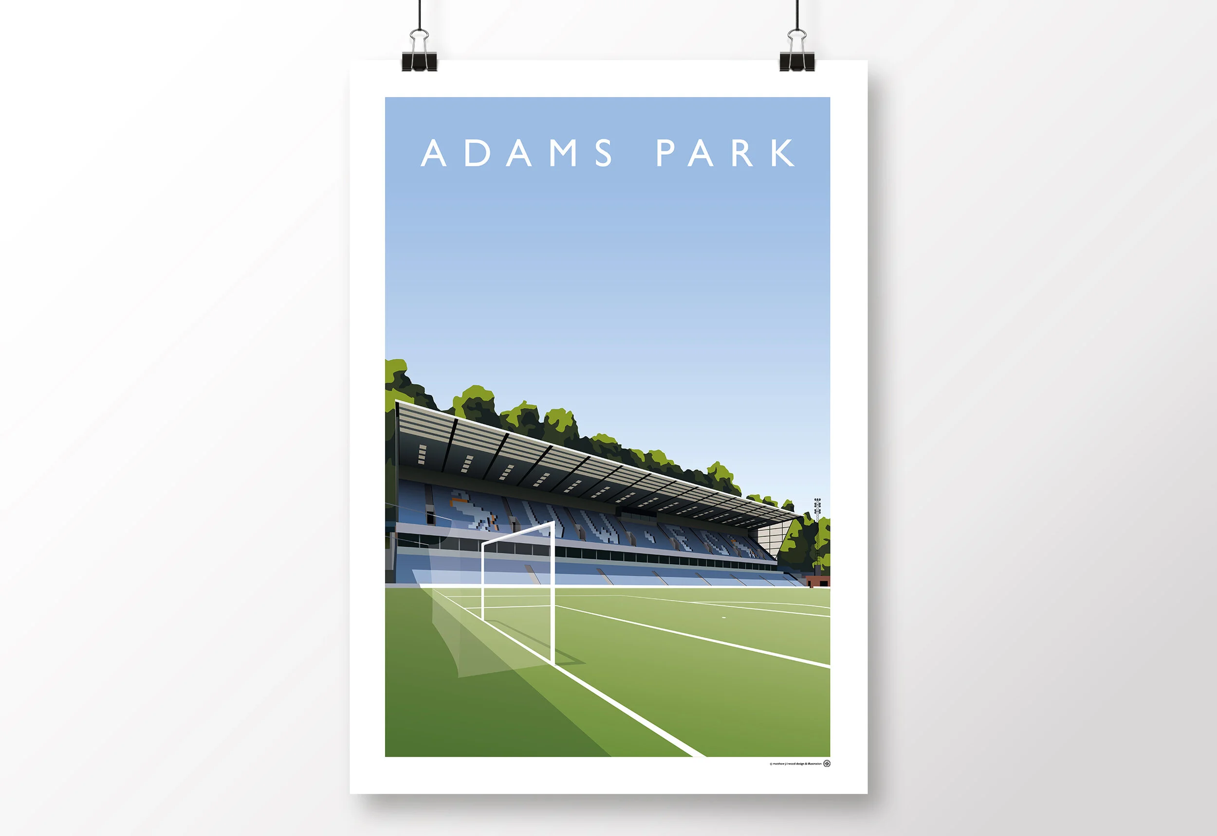 *SALE* Wycombe Adams Park Poster