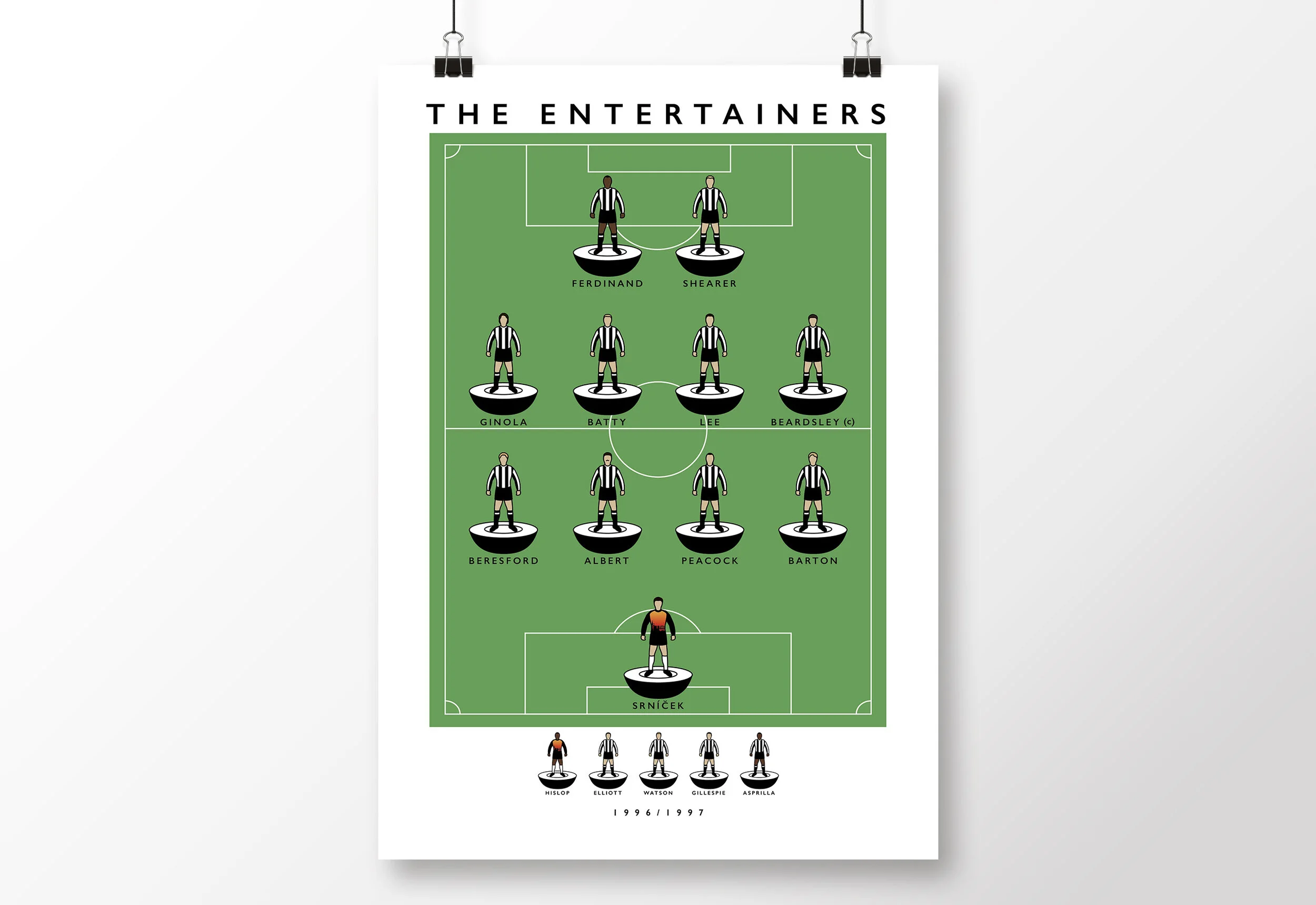 Newcastle-United-Entertainers-Keegan-Poster