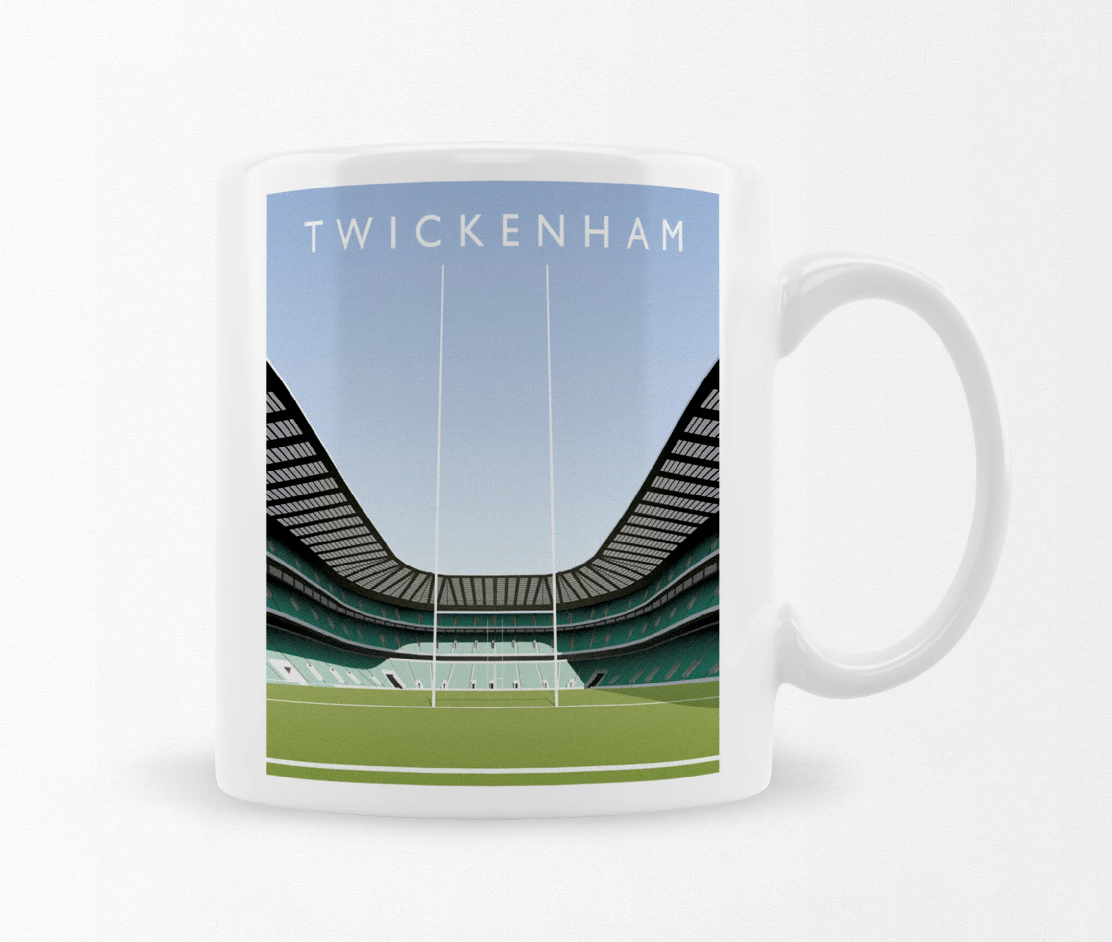 Twickenham Mug Matthew J I Wood Design & Illustration