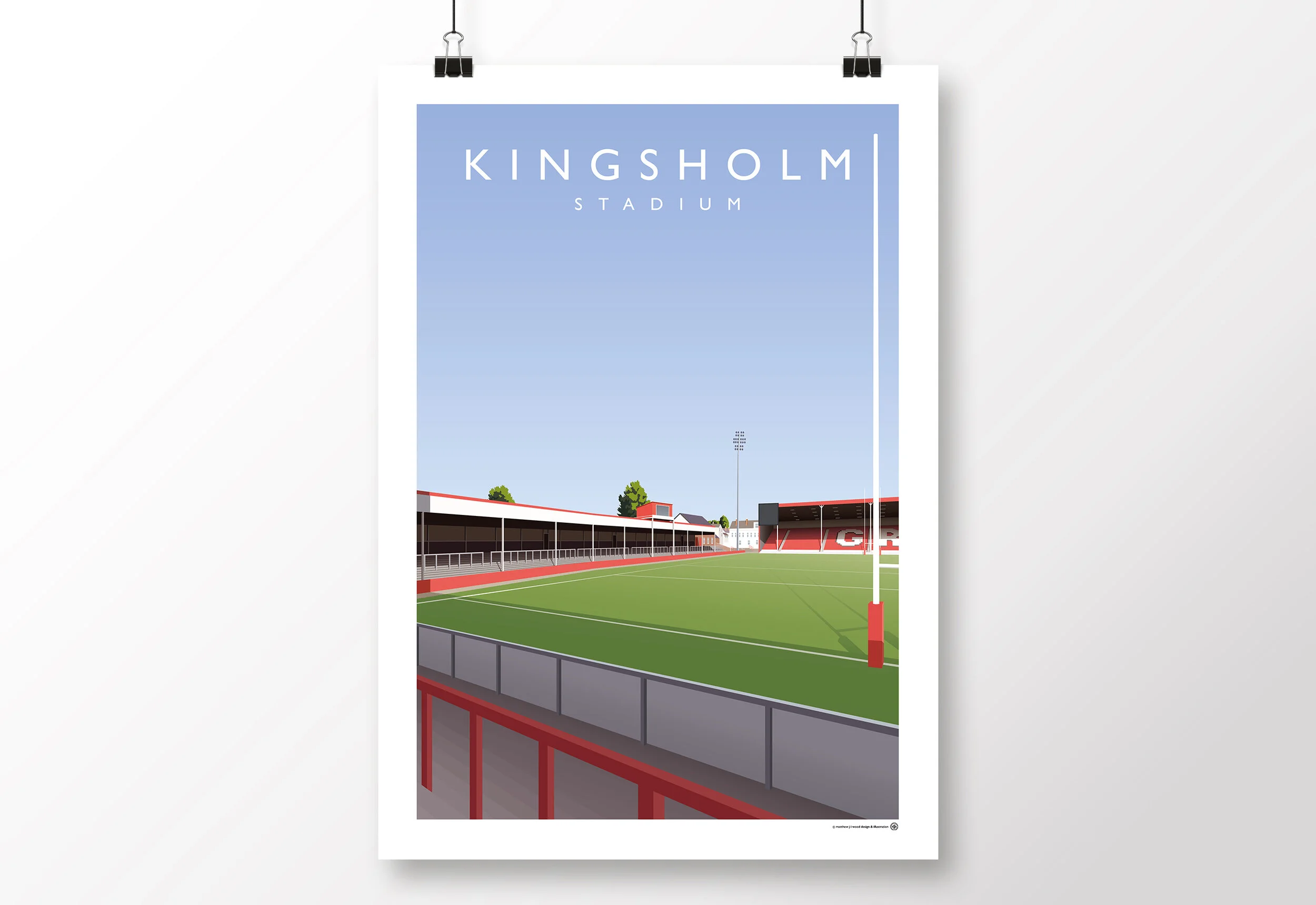 Kingsholm-Poster-Gloucester-Rugby-Shed