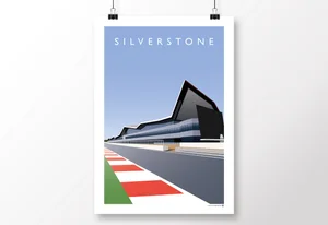 Silverstone Poster | Matthew J I Wood Design & Illustration
