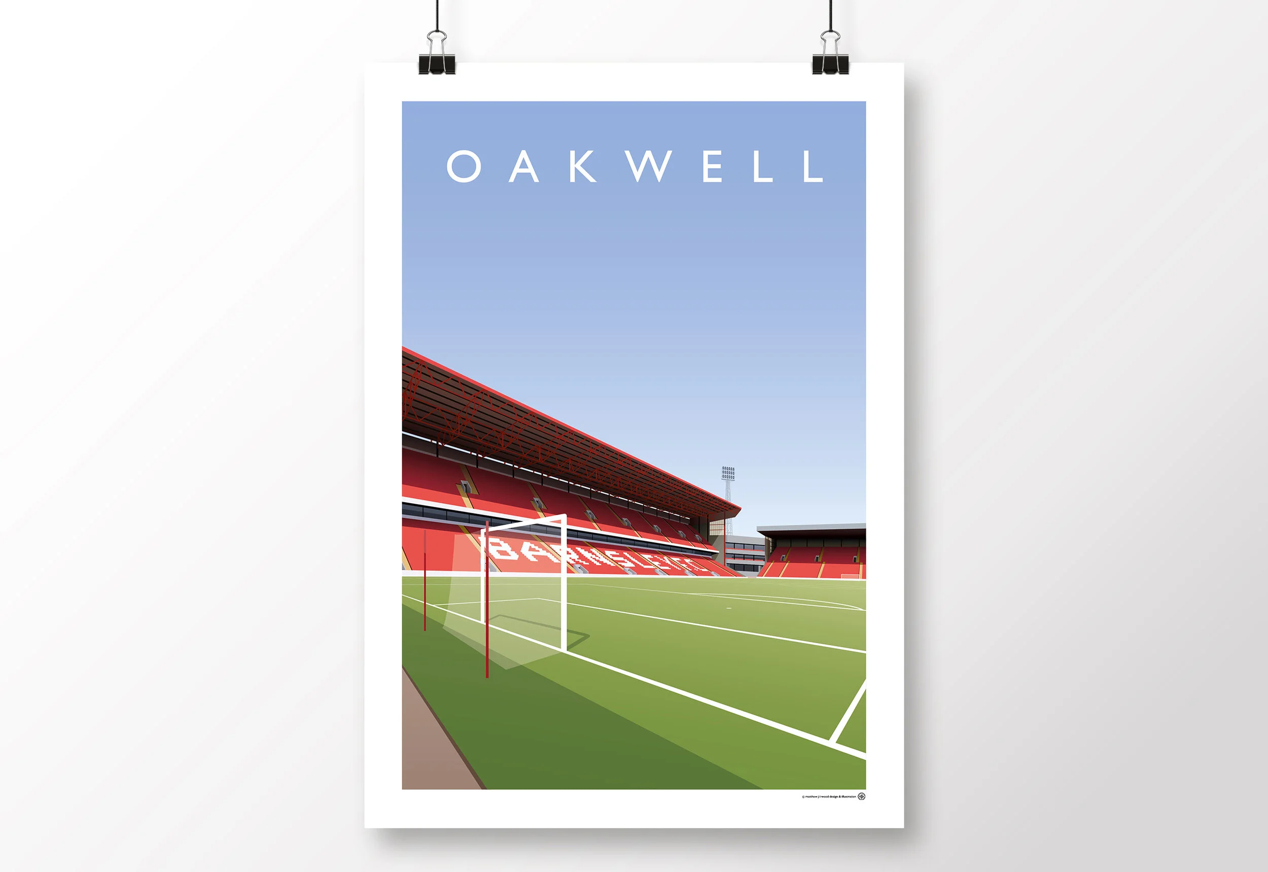 *SALE* Barnsley Oakwell - East Stand Poster