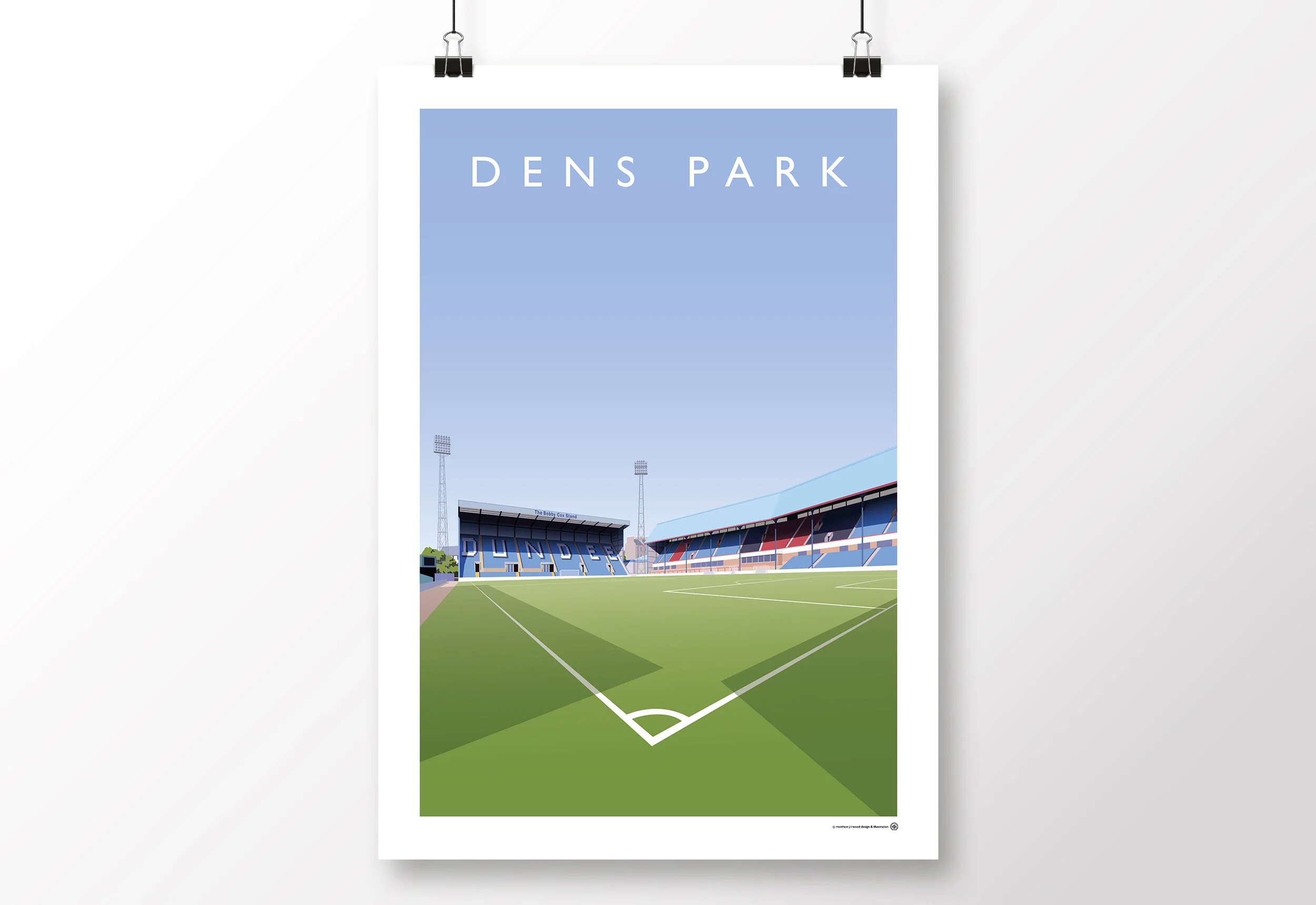 *SALE* Dundee FC Dens Park Poster