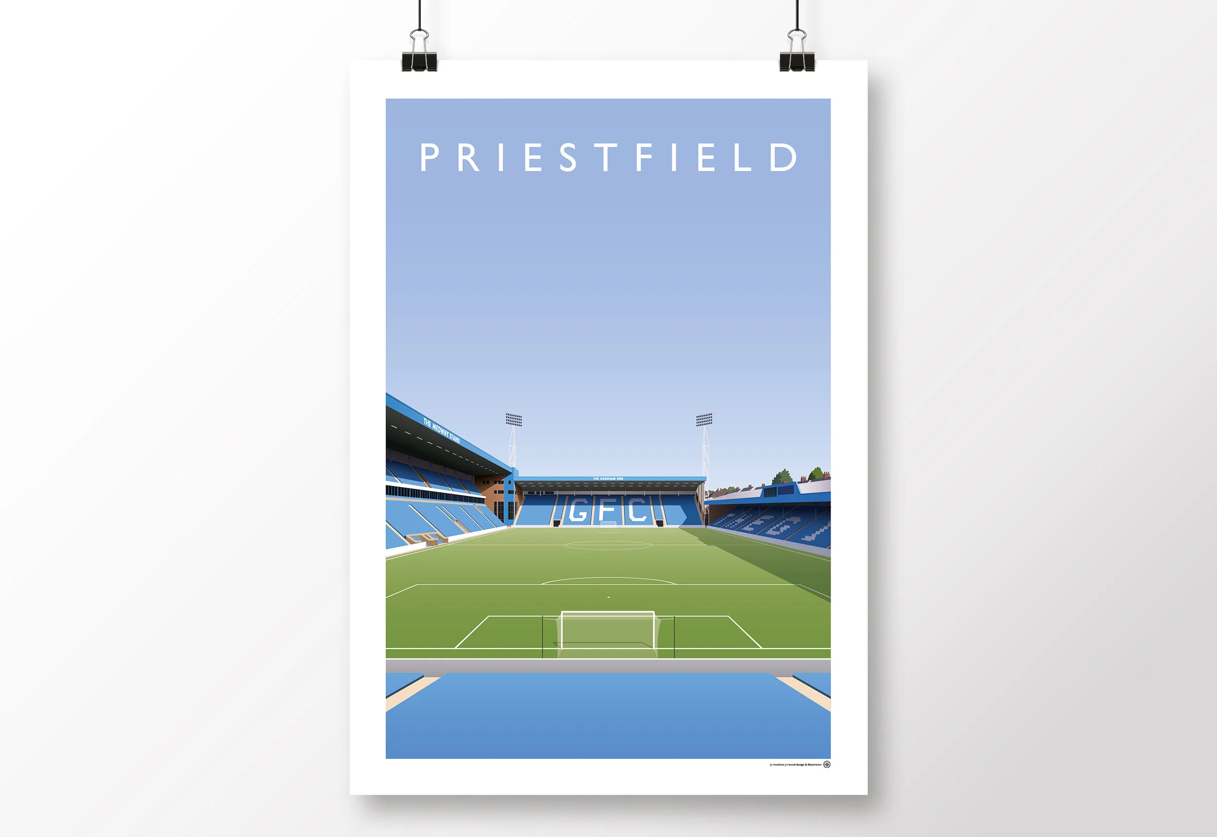 Priestfield-Stadium-Poster-Gillingham-Football-Club