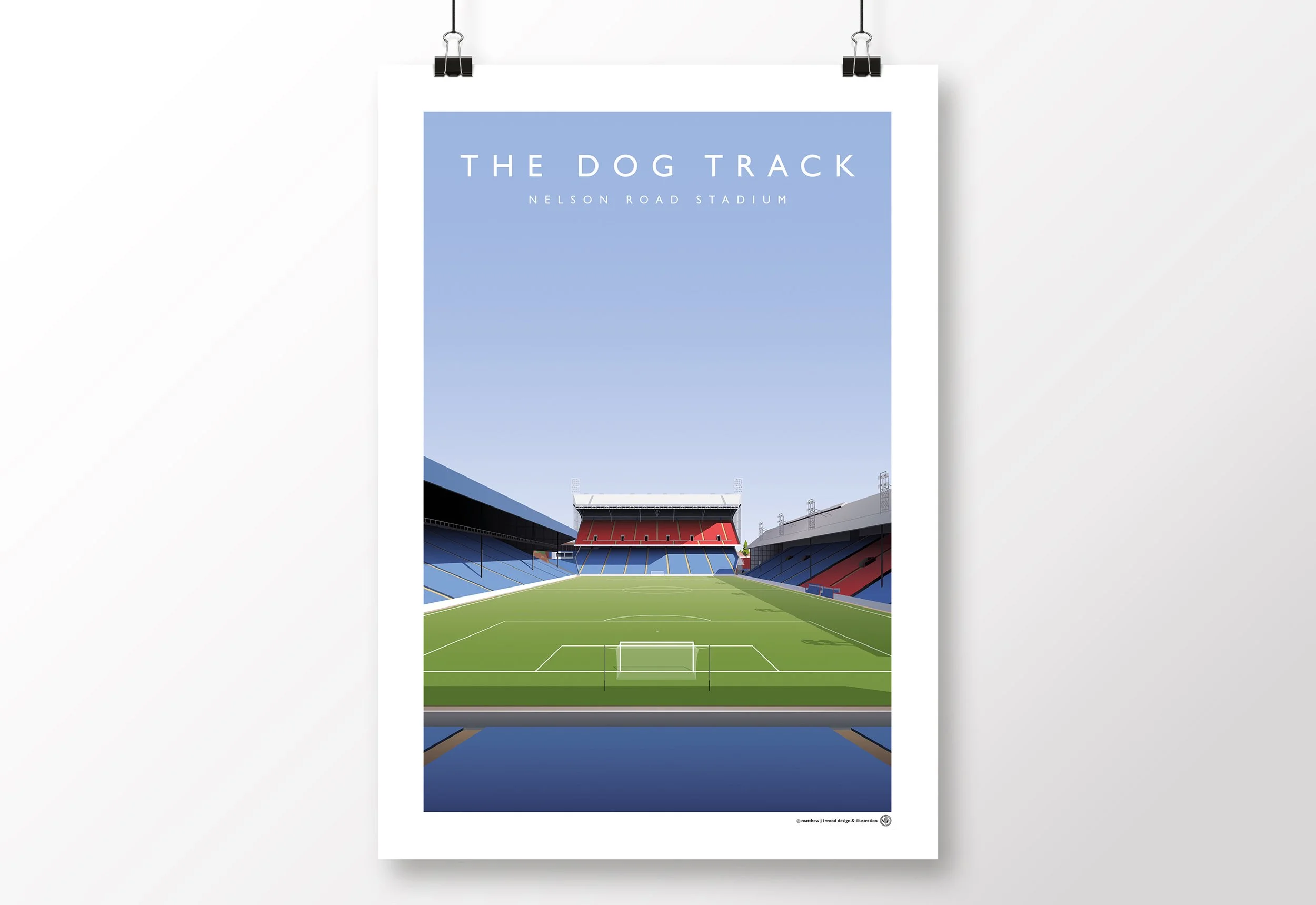 The Dog Track - Nelson Road Stadium Poster