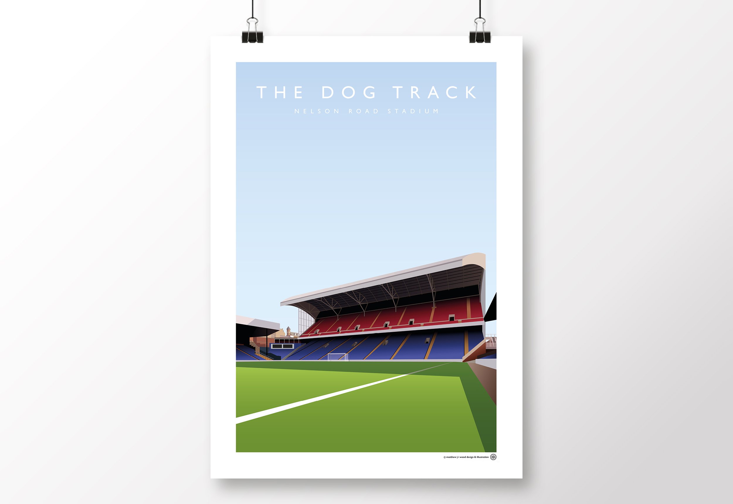 The Dog Track - View From The Dugout Poster