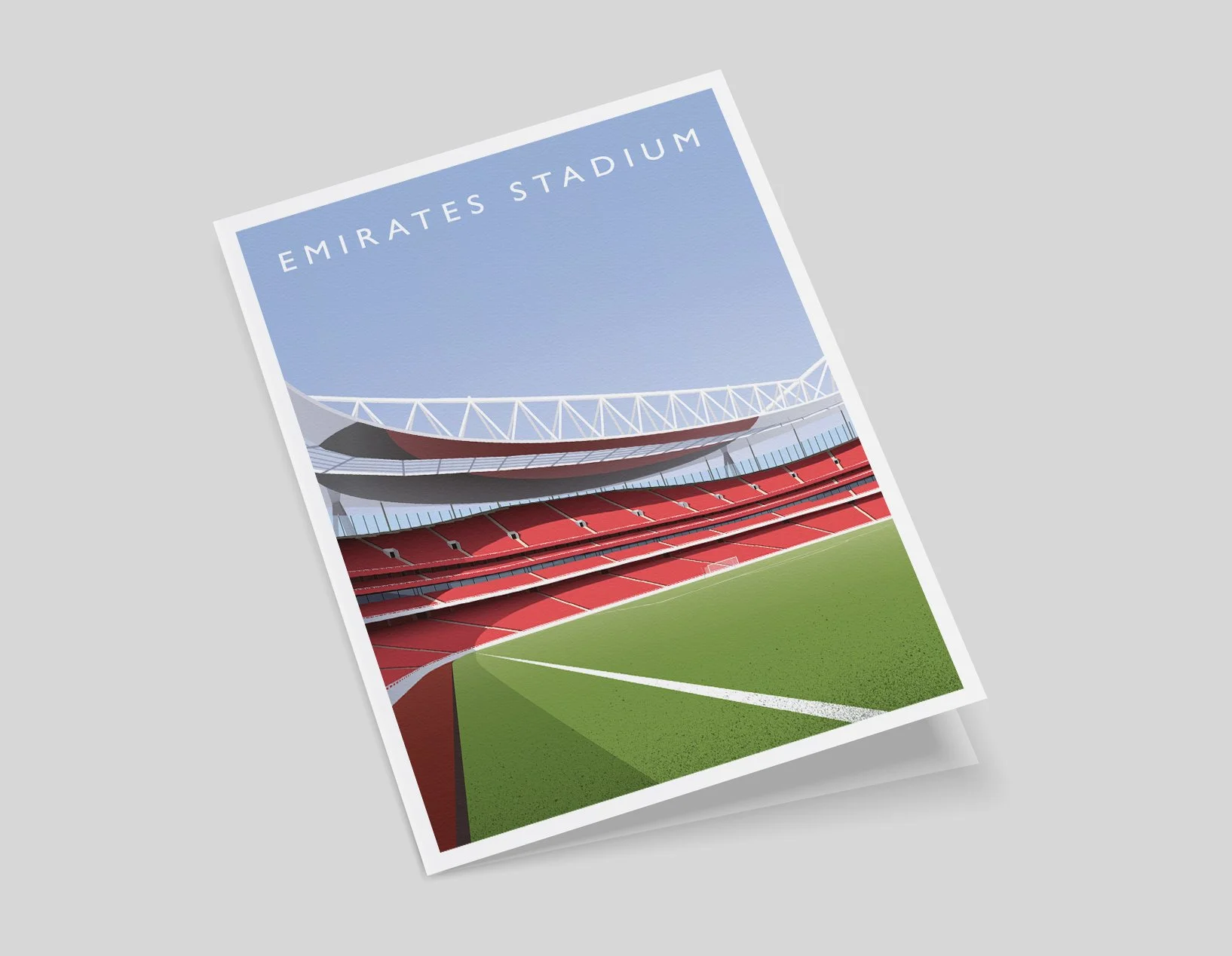 AFC Emirates Stadium Greetings Cards x5 CW