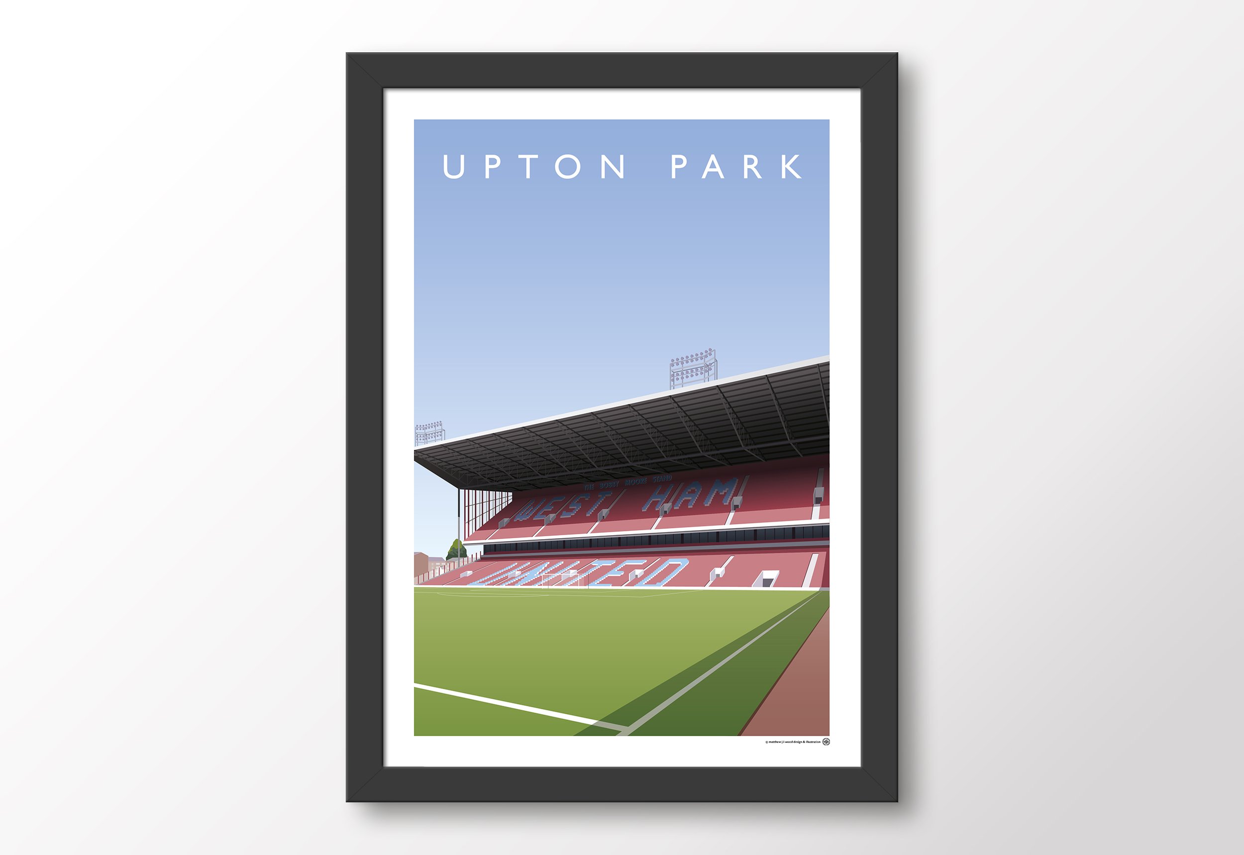 Upton Park West Stand Poster main image 0