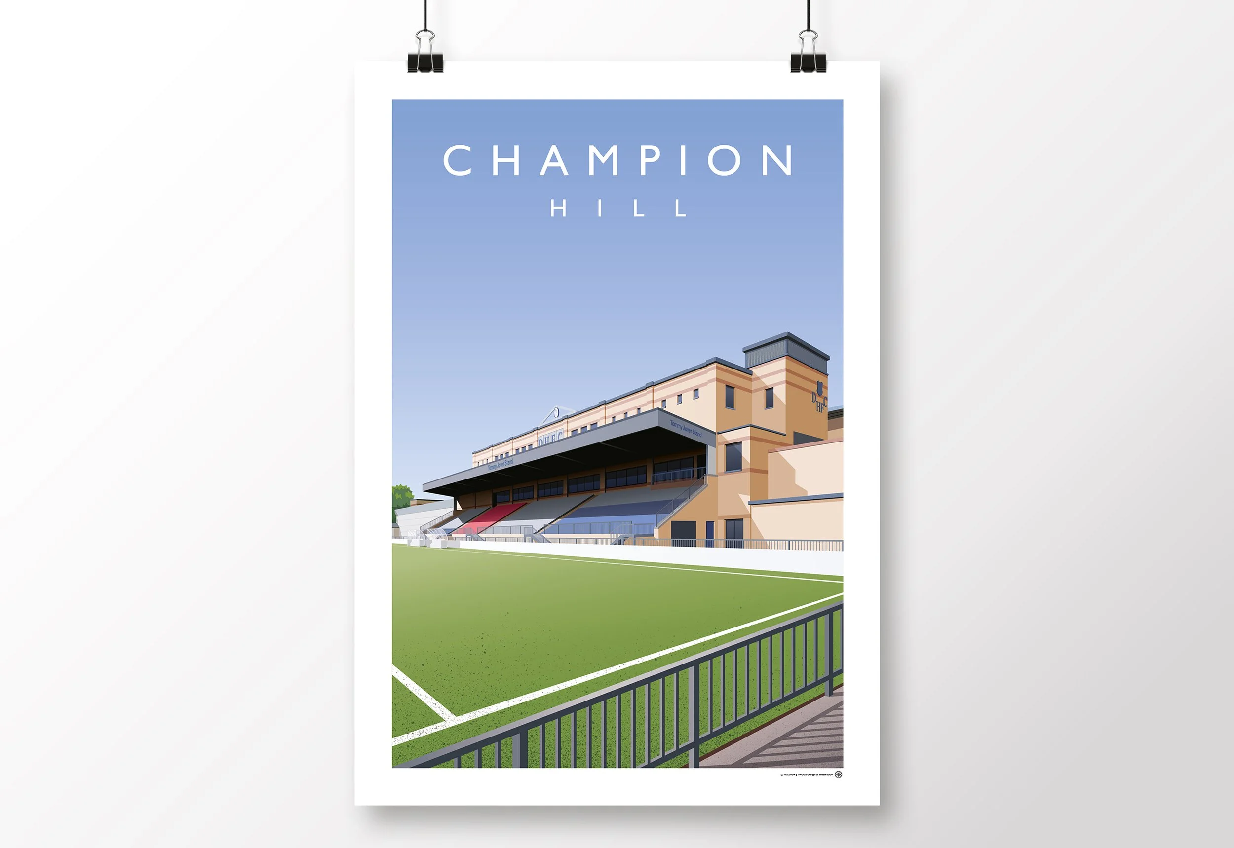 Champion-Hill-Poster-Dulwich-Hamlet-Print