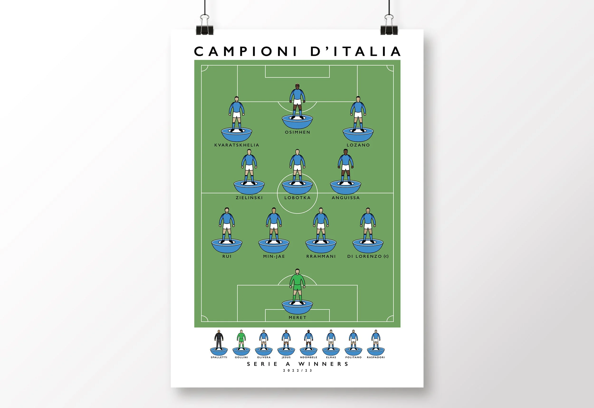 Napoli-Champions-Poster-Serie-A-Campioni-Print