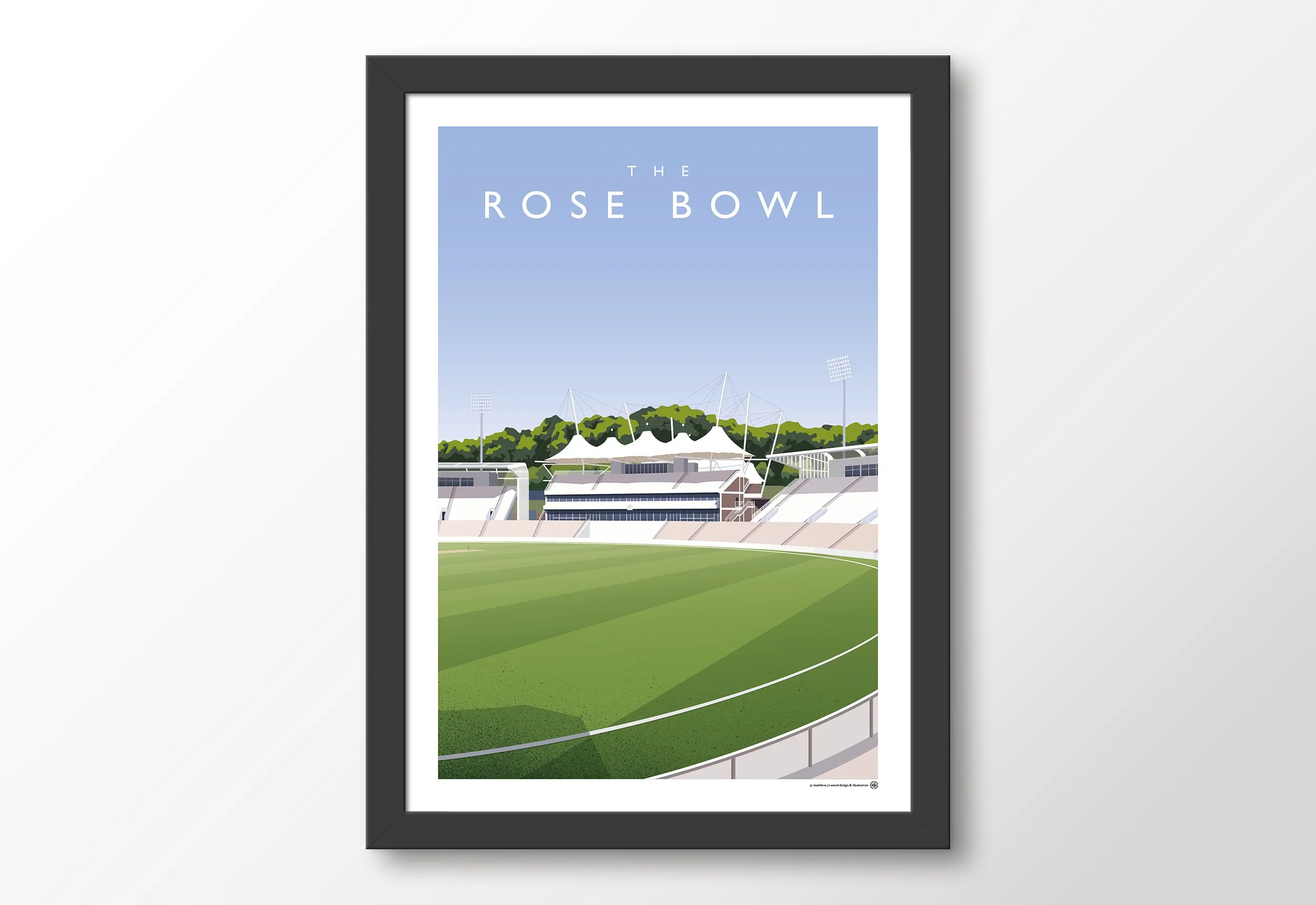 The-Rose-Bowl-Framed-Poster-Hampshire-Cricket