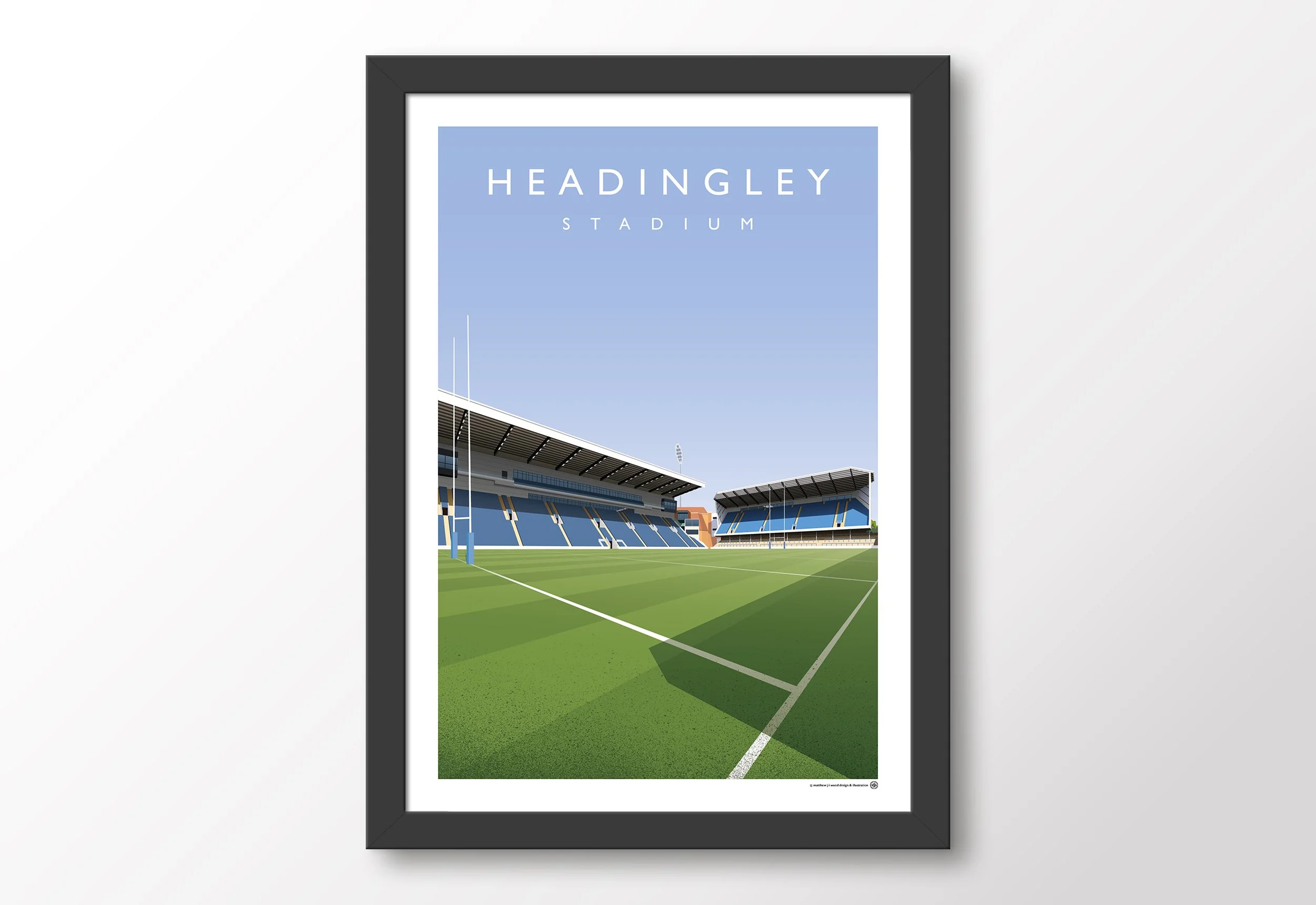 Leeds-Rhinos-Framed-Poster-Headingley-Stadium-Print-Rugby-League