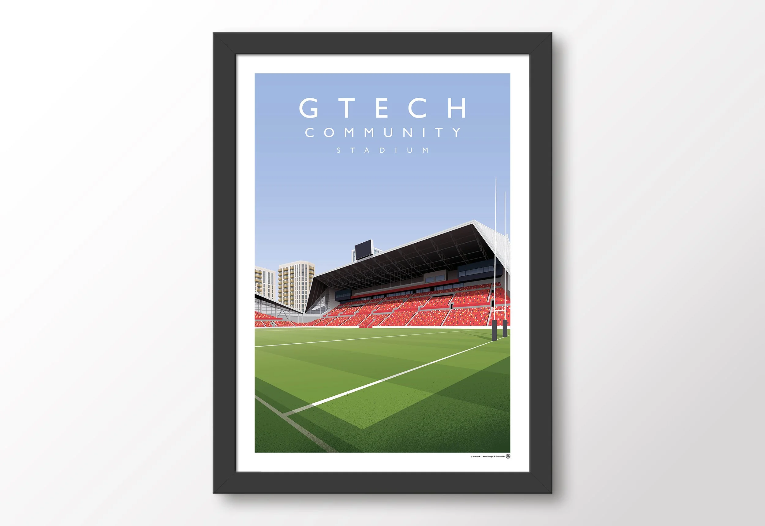 London Irish Gtech Stadium Framed Poster.jpg