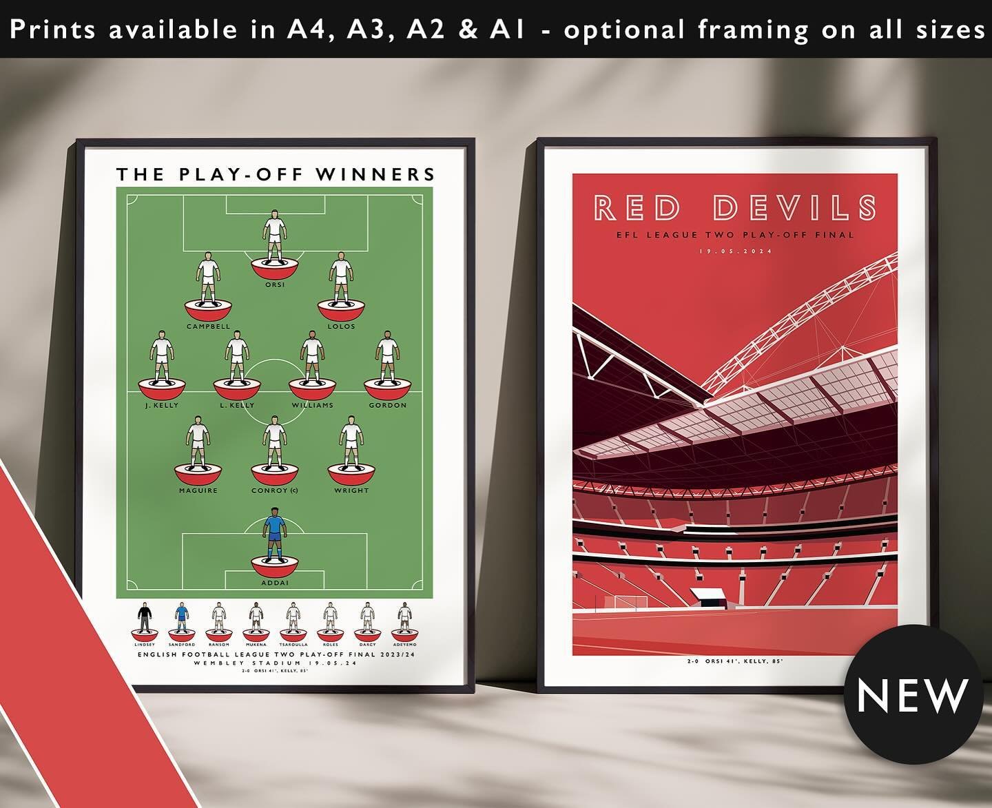 NEW: Crawley Town Play-Off Winners 23/24 &amp; Red Devils Wembley 

Get 10% off until midnight with the discount code
RED-DEVILS 

Shop now: matthewjiwood.com/subbuteo-xis/c&hellip;

Prints available in A4, A3, A2 &amp; A1 with optional framing

#Cra
