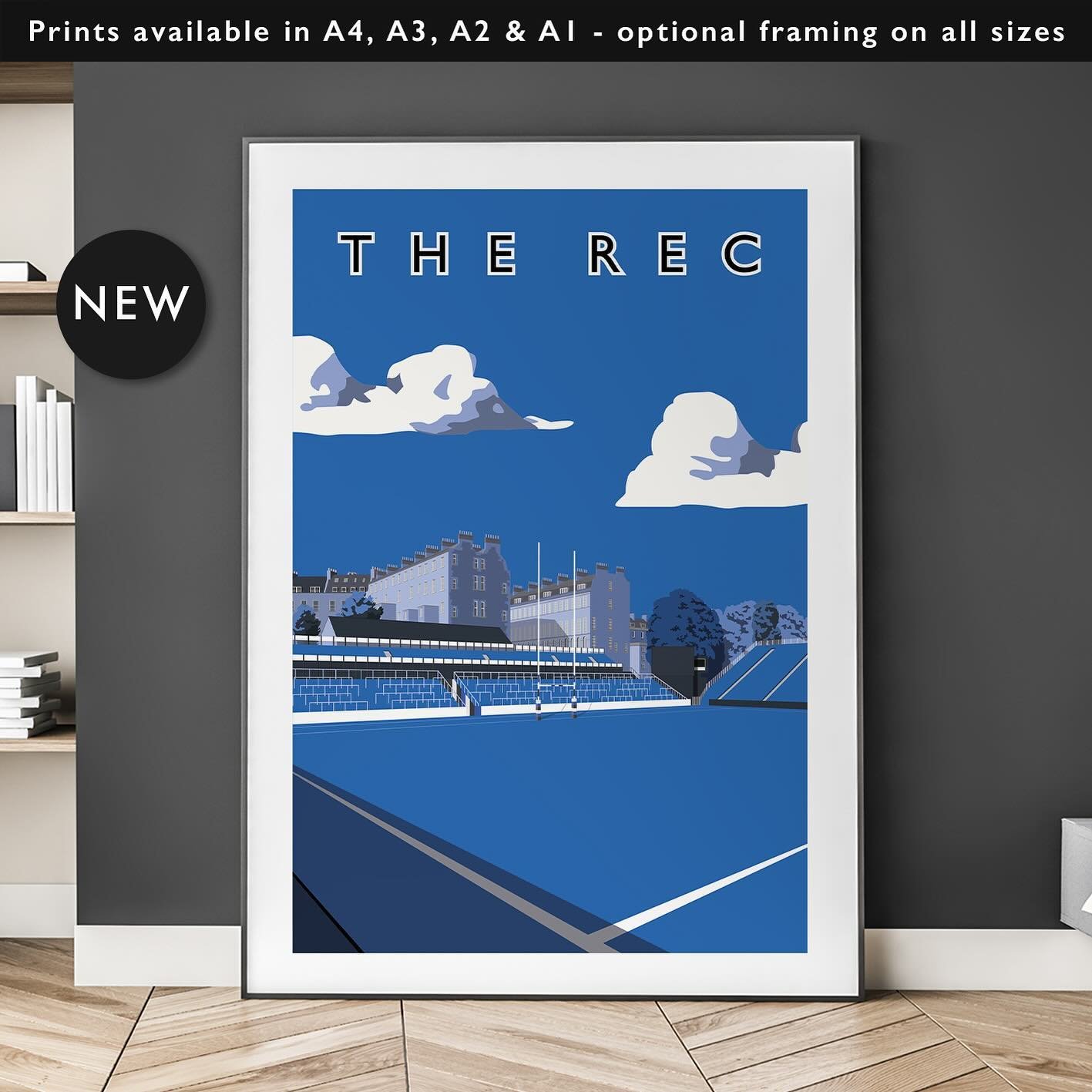 NEW: The Rec - Blue, Black &amp; Whites Edition

Get 10% off until midnight with the discount code:
THE-REC

Shop now: matthewjiwood.com/rugby/the-rec-&hellip;

Prints available in A4, A3, A2 &amp; A1 with optional framing

#Bath #RugbyBath #Rugby #T