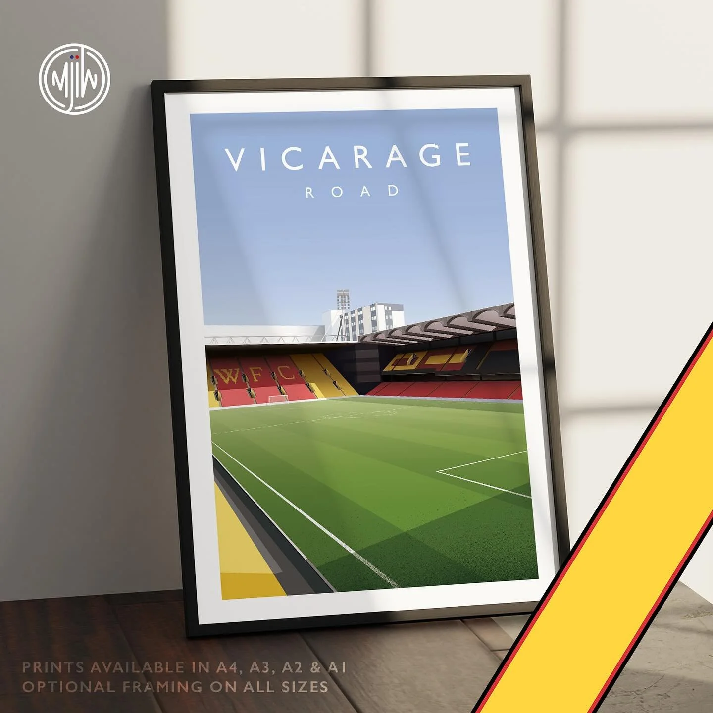 Vicarage Road

Get 10% off until midnight with the discount code:
THE-HORNETS

Shop now: matthewjiwood.com/championship-g&hellip;

Prints available in A4, A3, A2 &amp; A1 with optional framing 

#WatfordFC #Hornets #Watford