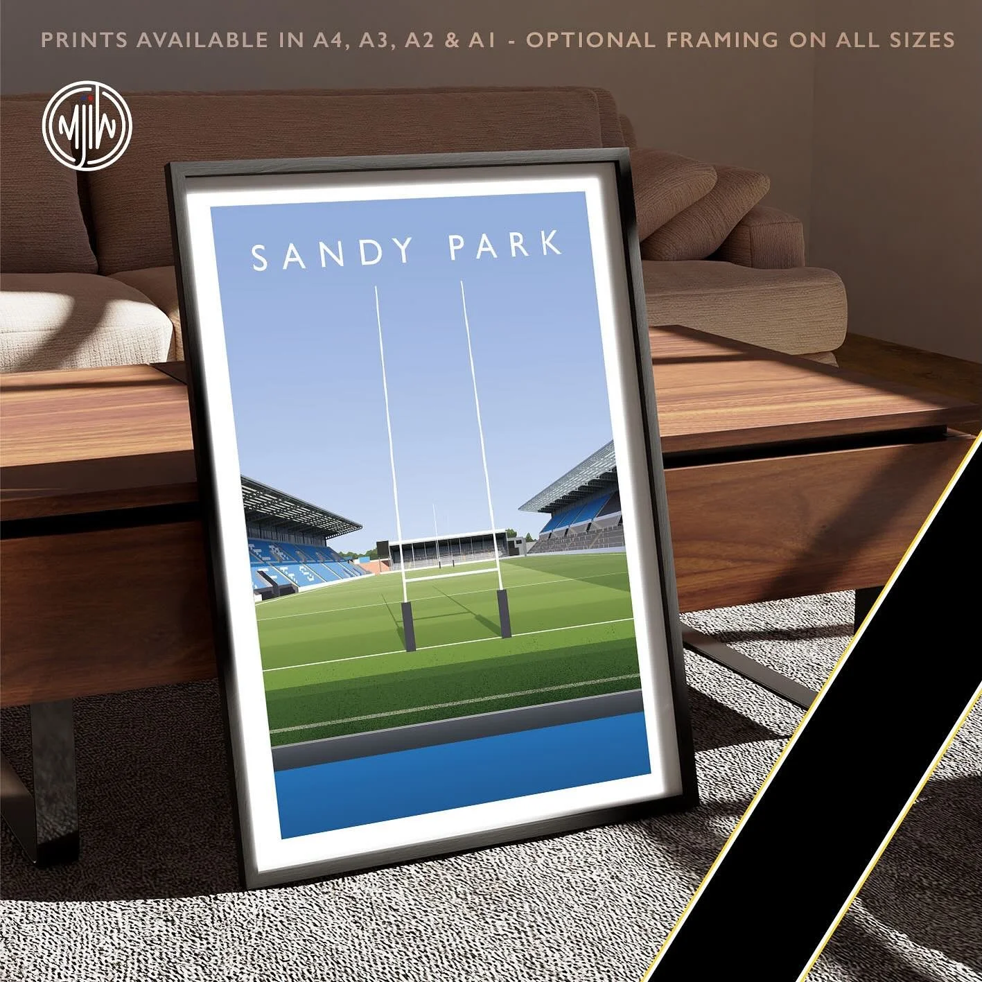 Sandy Park 

Get 10% off until midnight with the discount code:
THE-CHIEFS 

Shop now: matthewjiwood.com/rugby/sandy-pa&hellip;

Prints available in A4, A3, A2 &amp; A1 with optional framing 

#Exeter #Chiefs #Rugby