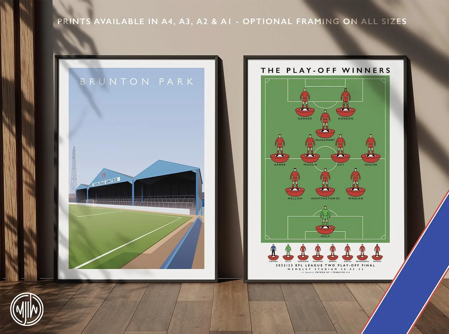 Brunton Park &amp; The 2023 Play-Off Winners

Get 10% off until midnight with the discount code:
THE-CUMBRIANS 

Shop now: matthewjiwood.com/subbuteo-xis/c&hellip;

Prints available in A4, A3, A2 &amp; A1 with optional framing

 #CUFC #Carlisle #Carl