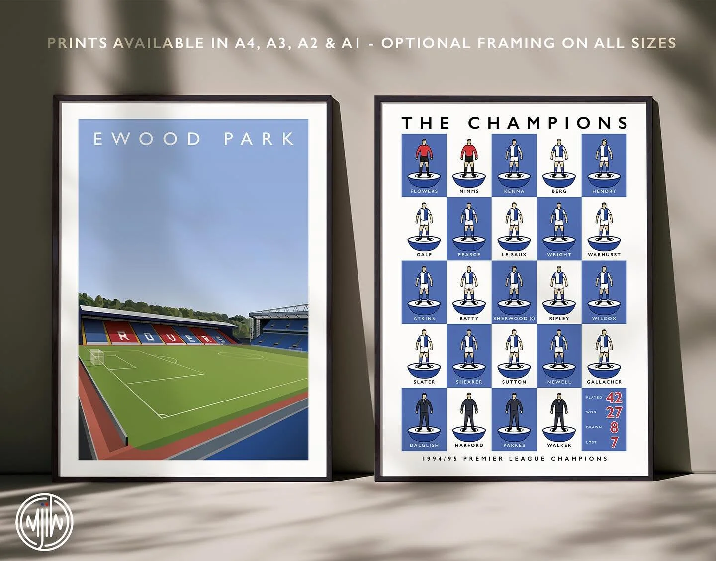 Ewood Park &amp; The 94/95 Champions

Get 10% off until midnight with the discount code:
THE-ROVERS

Visit: matthewjiwood.com/subbuteo-xis/b&hellip;

Prints available in A4, A3, A2 &amp; A1 with optional framing 

#Blackburn #BRFC #Rovers