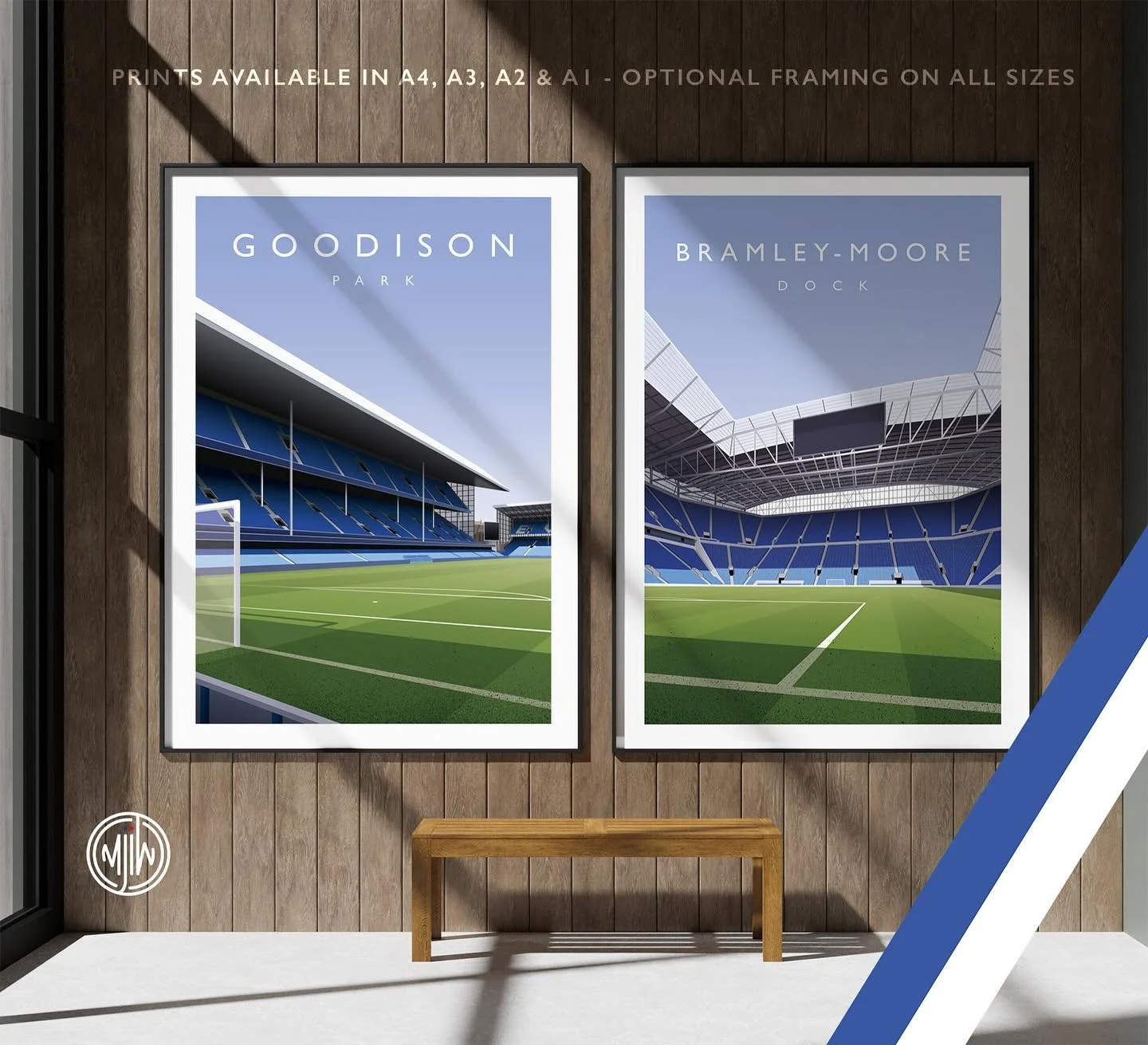 Goodison Park &amp; Bramley-Moore Dock

Get 10% off until midnight with the discount code:
THE-TOFFEES

Shop Now: matthewjiwood.com/premier-league&hellip;

#Everton