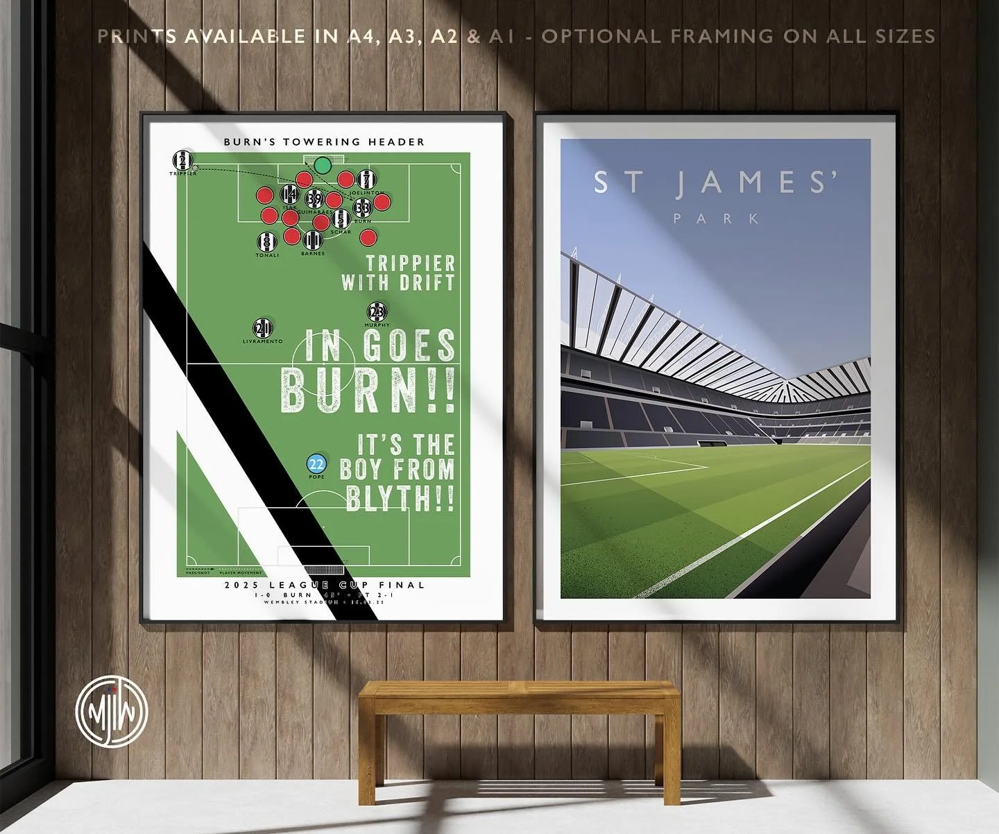 Burn&rsquo;s League Cup Final Goal &amp; St James&rsquo; Park

Get 10% off until midnight with the discount code:
THE-TOON

Shop Now: matthewjiwood.com/newcastle-unit&hellip;

Prints available in A4, A3, A2 &amp; A1 with optional framing 

#NUFC #New