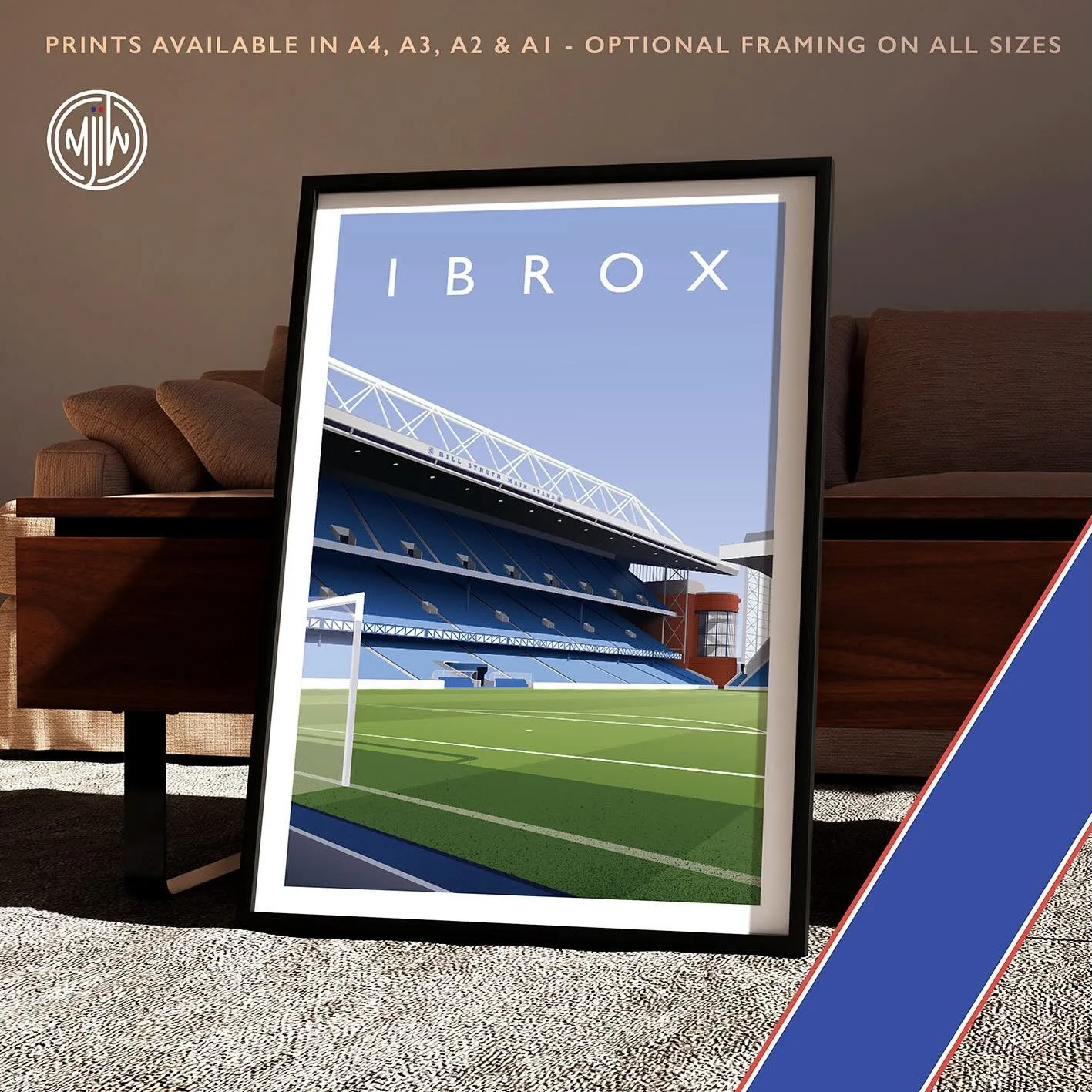 Ibrox 

Get 10% off until midnight with the discount code:
THE-BEARS 

Shop Now: matthewjiwood.com/rangers-posters

Prints available in A4, A3, A2 &amp; A1 with optional framing

#Rangers #Gers #RangersFC