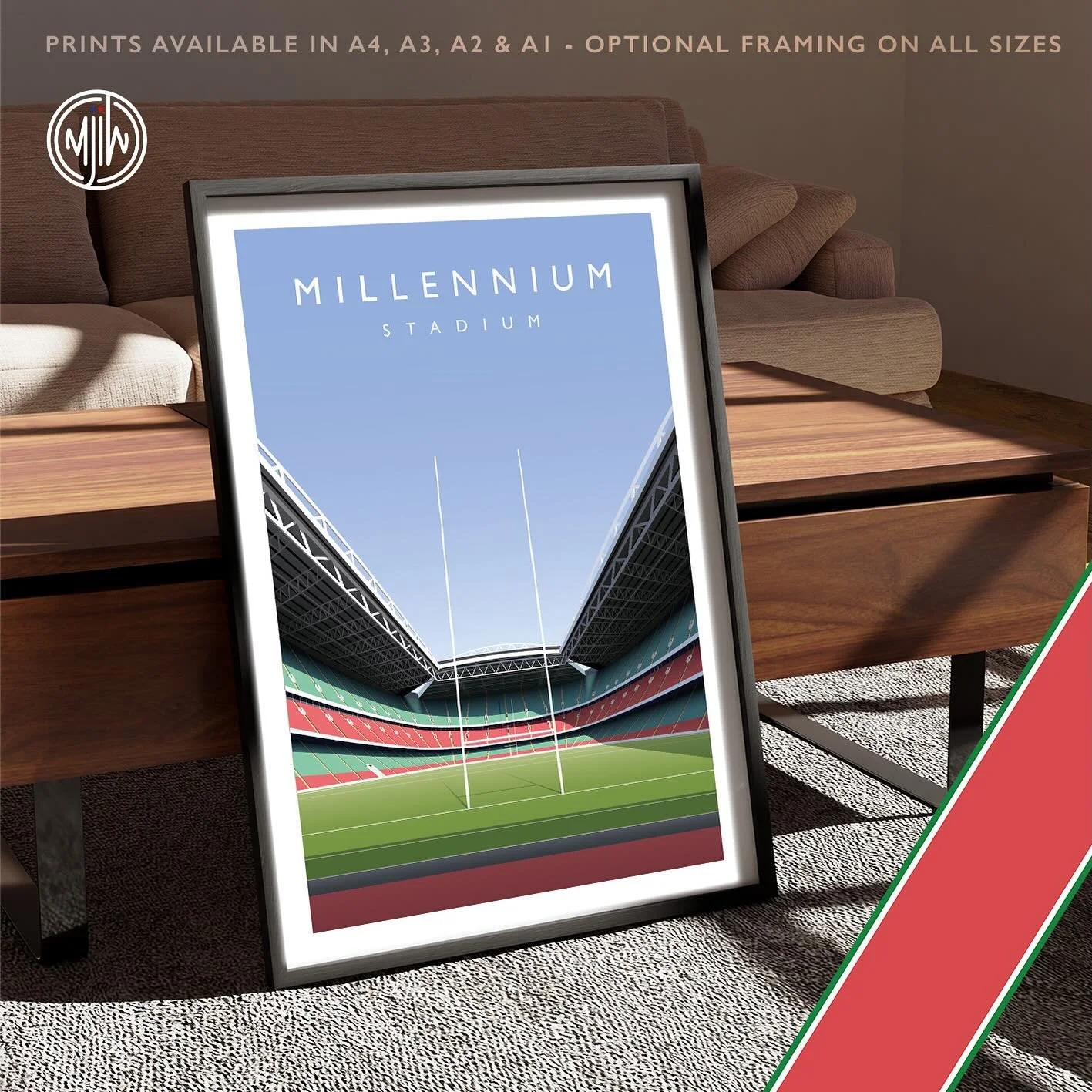 Millennium Stadium 

Get 10% off until midnight with the discount code:
THE-DRAGONS

Shop now: matthewjiwood.com/rugby/millenni&hellip;

Prints available in A4, A3, A2 &amp; A1 with optional framing

#Rugby #Wales