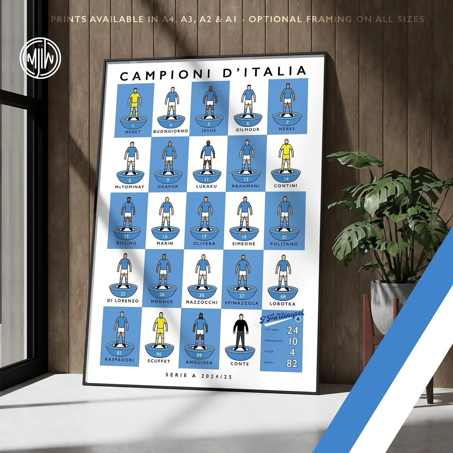 SCC Napoli: Campioni D&rsquo;Italia

Get 10% off until midnight with the discount code:
I-PARTENOPEI

Visit: matthewjiwood.com/subbuteo-xis/n&hellip; 

Prints available in A4, A3, A2 &amp; A1 with optional framing 

#Napoli #Partenopei