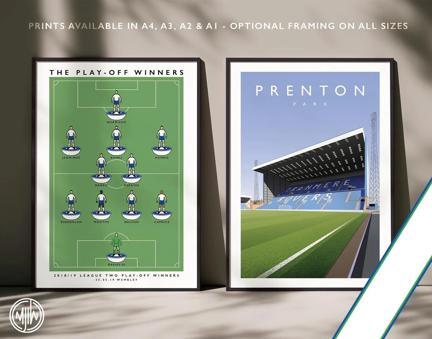The 2019 Play-Off Winners &amp; Prenton Park

Get 10% off until midnight with the discount code: 
SUPER-WHITE-ARMY

Shop now: matthewjiwood.com/league-two-gro&hellip;

Prints available in A4, A3, A2 &amp; A1 with optional framing 

#Tranmere #TRFC #T