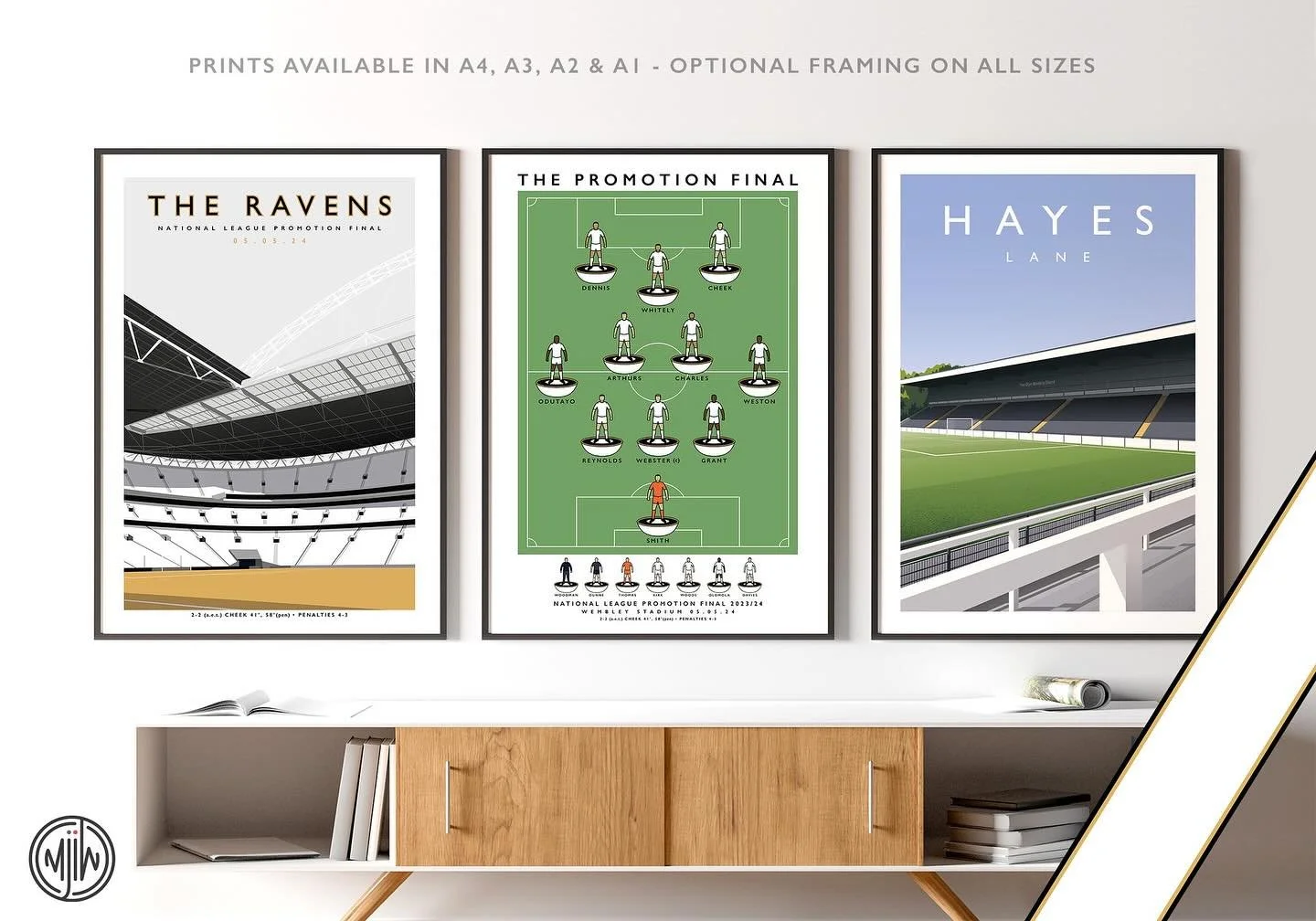 The Ravens Wembley, The Promotion Final Winners &amp; Hayes Lane

Get 10% off until midnight with the discount code:
THE-RAVENS

Shop Now: matthewjiwood.com/league-two-gro&hellip;

Prints available in A4, A3, A2 &amp; A1 with optional framing 

#Brom