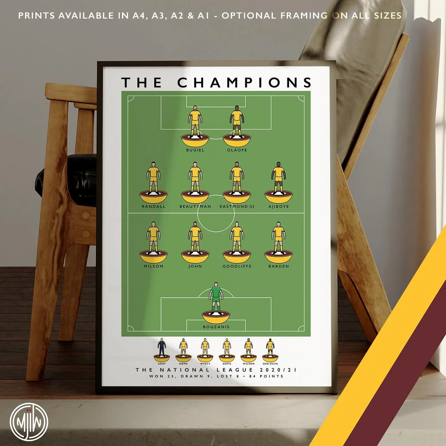 Sutton United National League Champions 20/21

Get 10% off until midnight with the discount code:
AMBER-CHOCOLATE

Prints available in A4, A3, A2 &amp; A1 with optional framing

Shop Now: matthewjiwood.com/subbuteo-teams&hellip;

#SuttonUnited #Sutto
